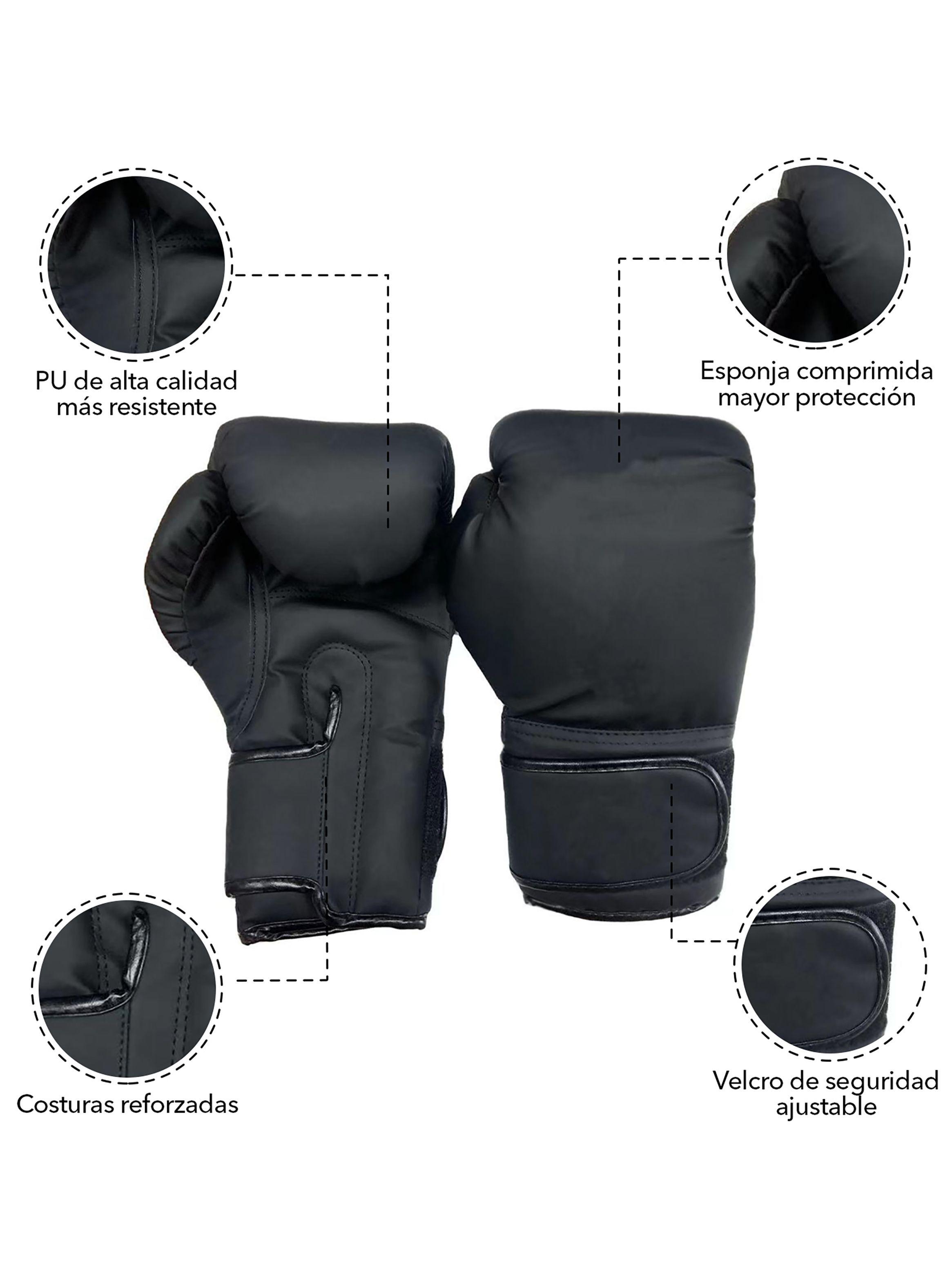 Guantes de Boxeo Atletis 16 oz Negro-3