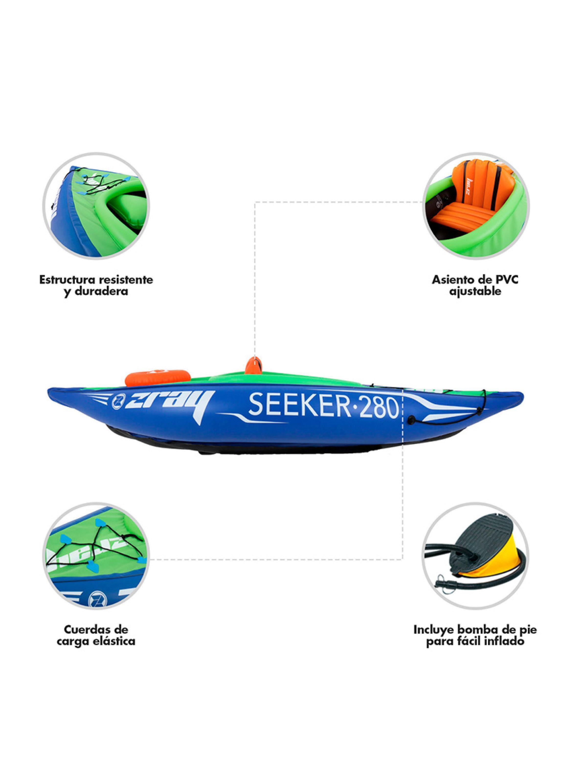 Kayak 1 Persona 282x90x43 cm Azul-3