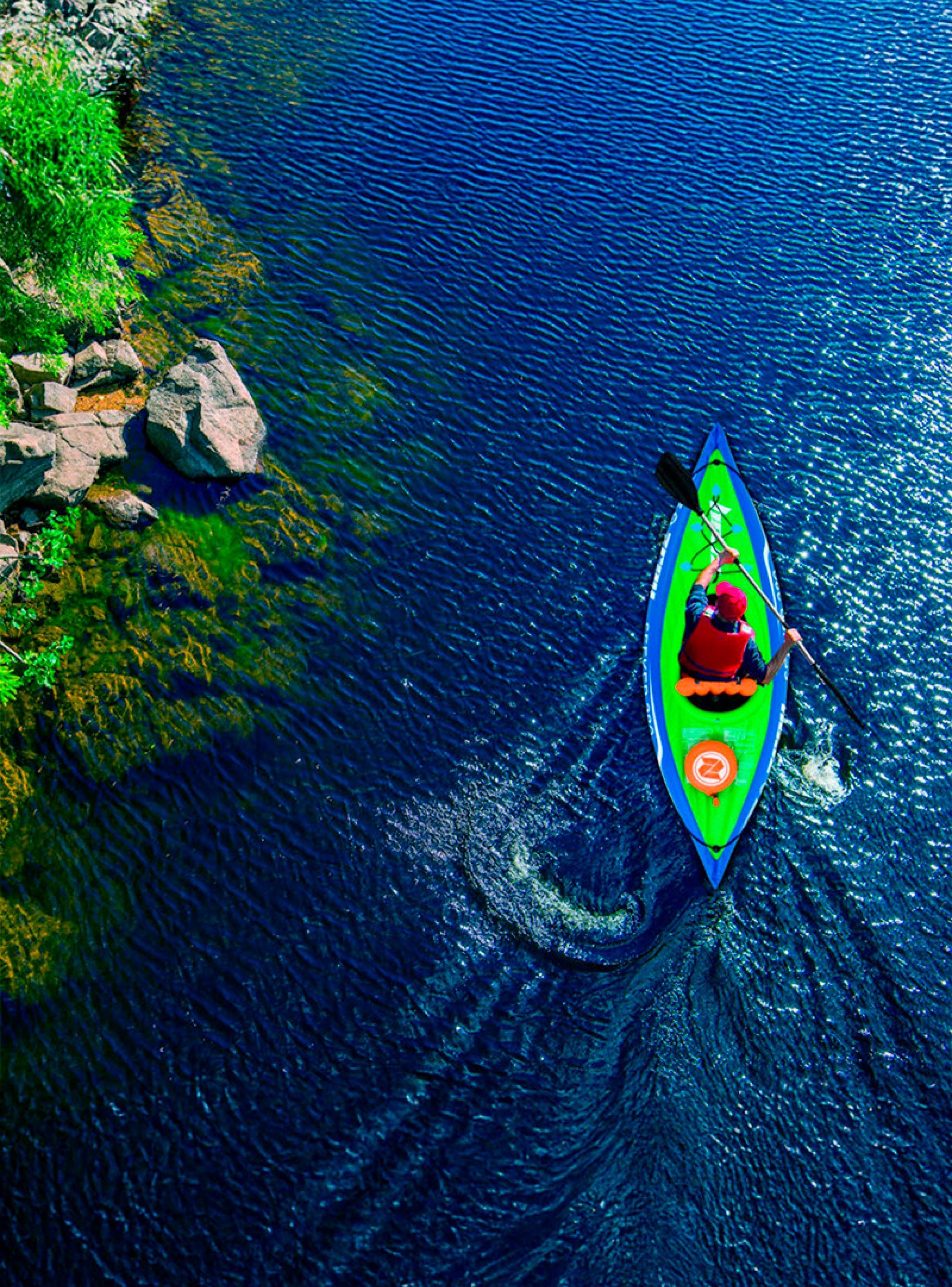 Kayak 1 Persona 282x90x43 cm Azul-4