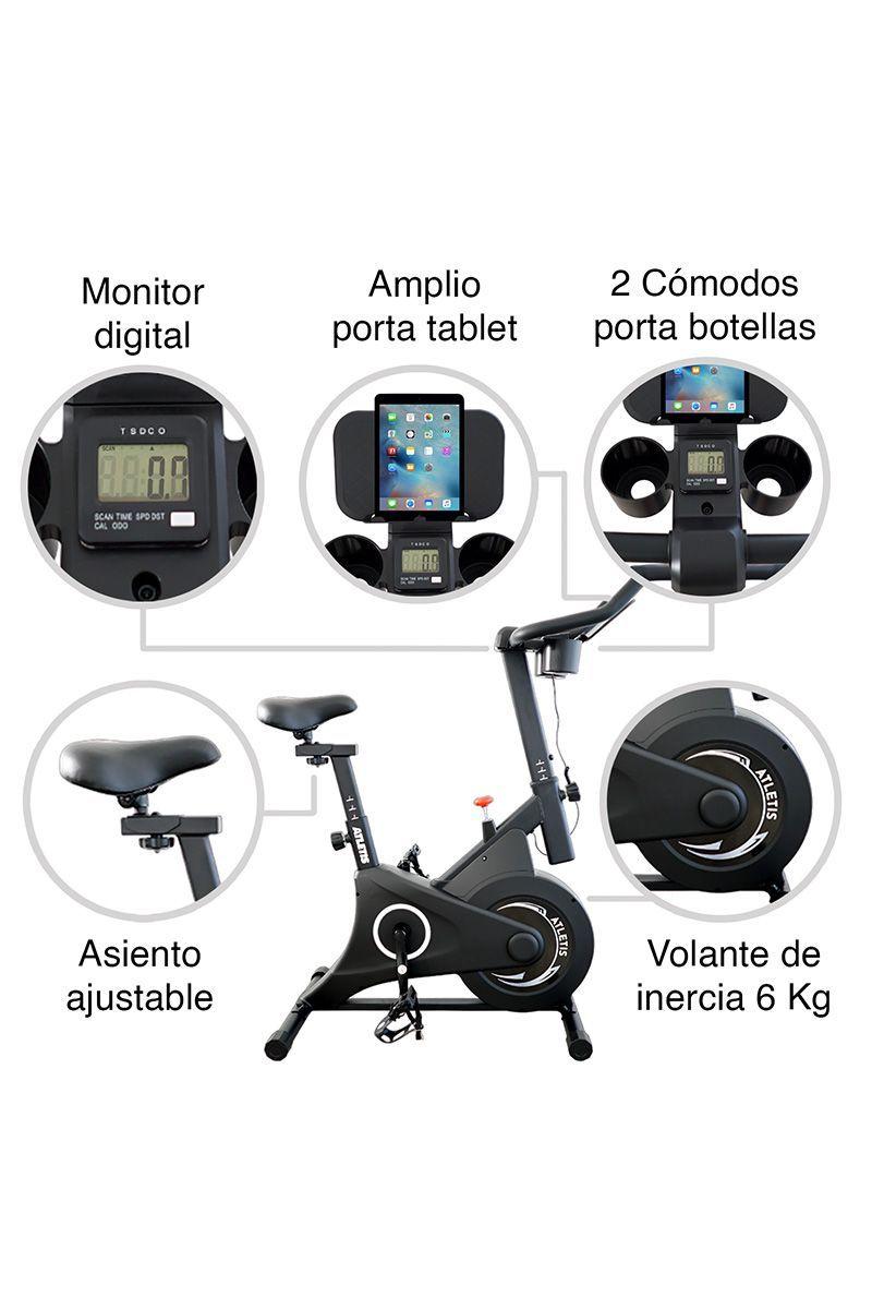 Bicicleta Spinning Atletis L100 Volante 6 Kg-4
