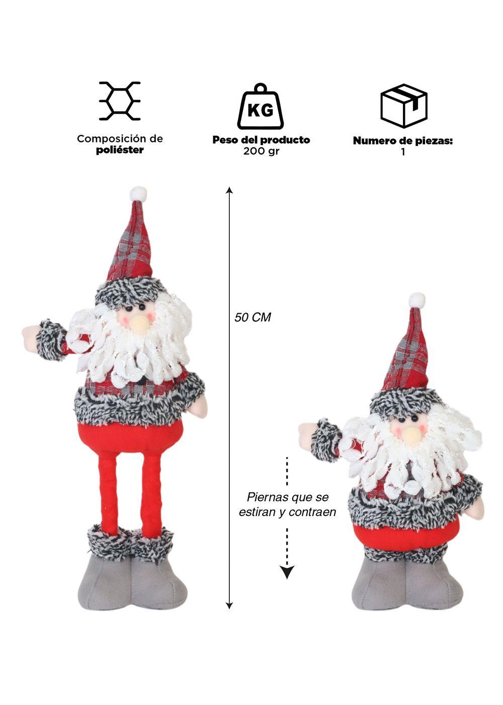 Muñeco de Navidad 50 cm Rojo-2