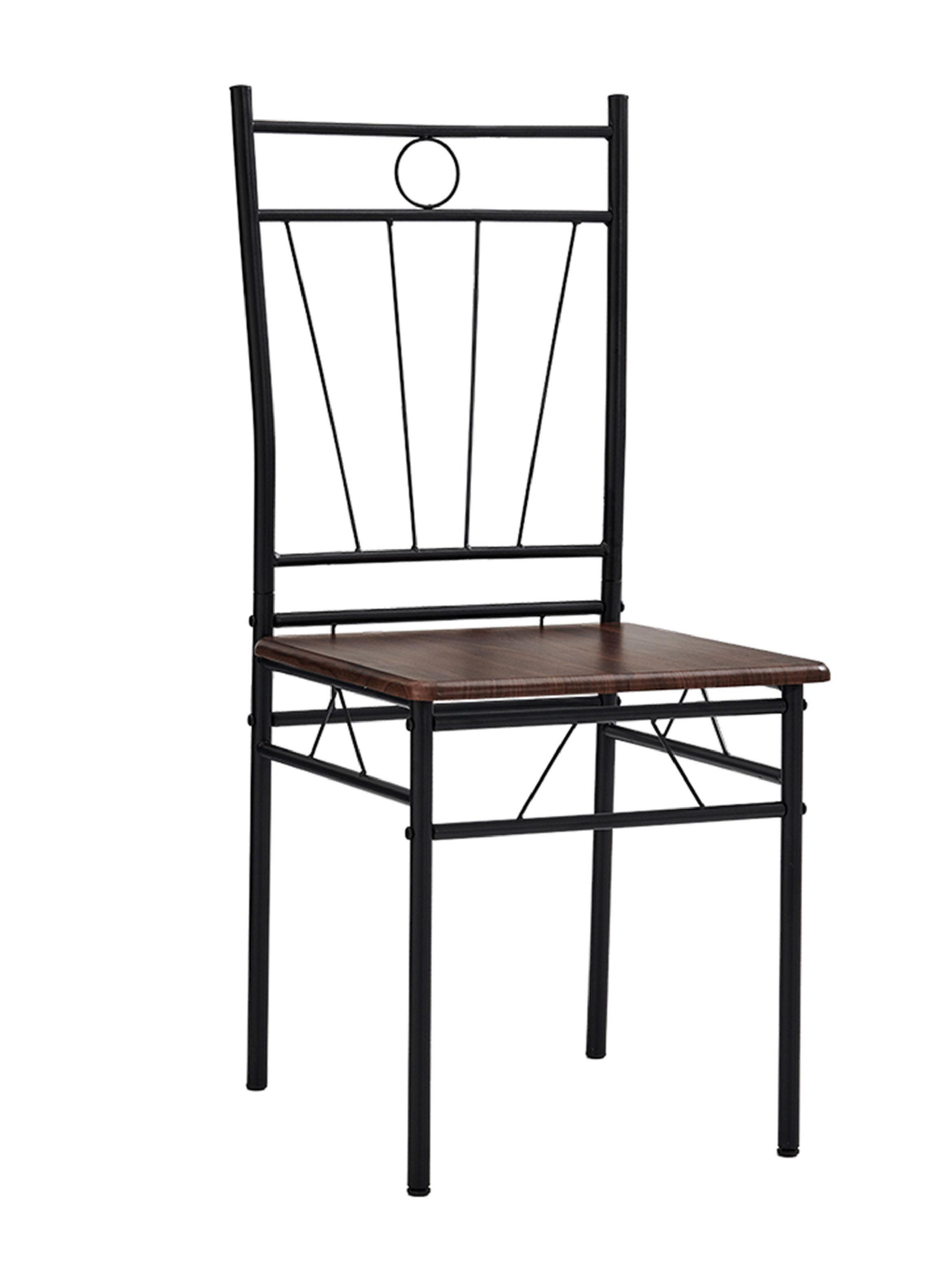 Juego de comedor 4P Verona Negro 74x70x110 cm-4