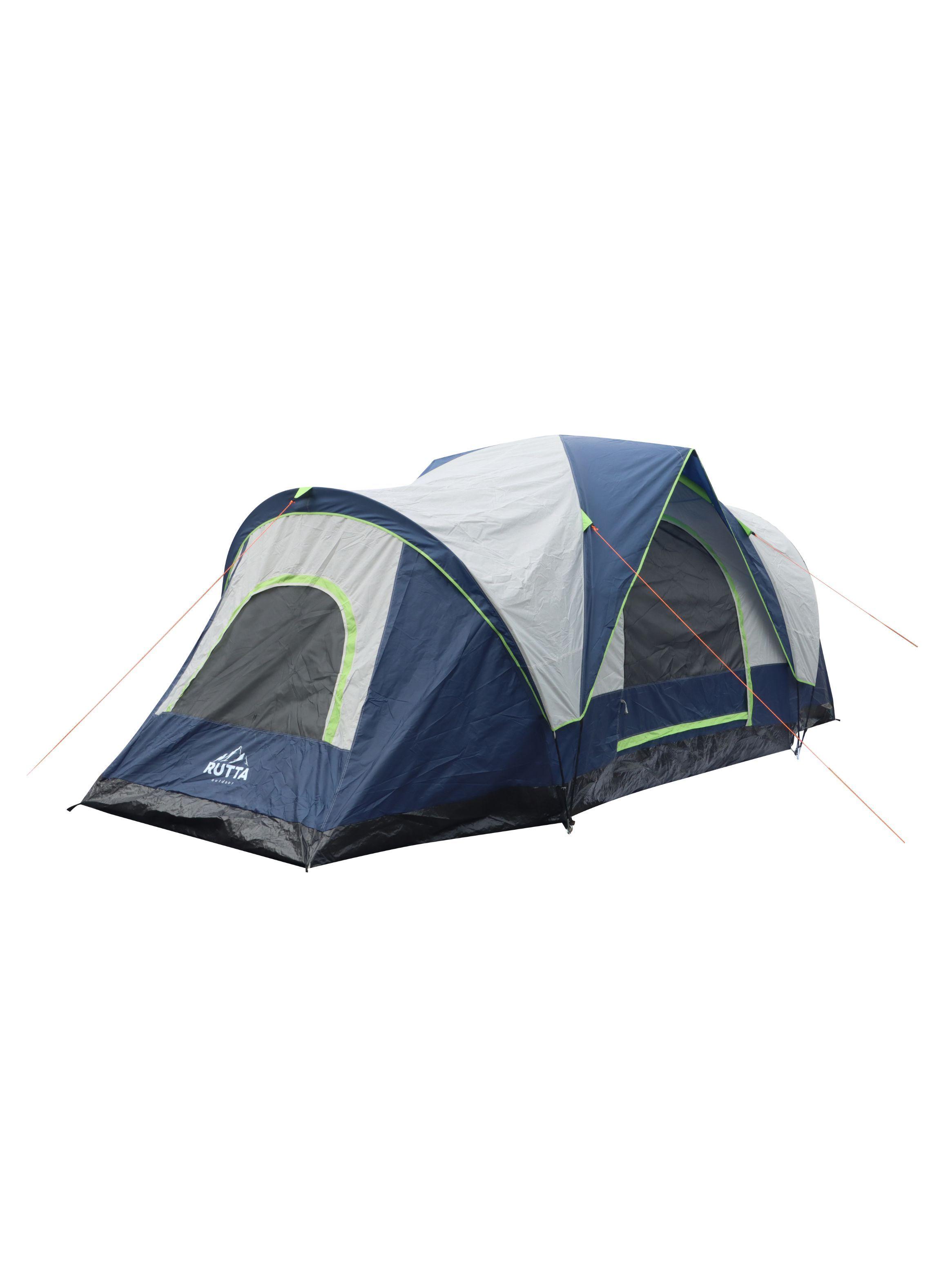 Carpa 12 Personas Camping Outdoor Azul-0