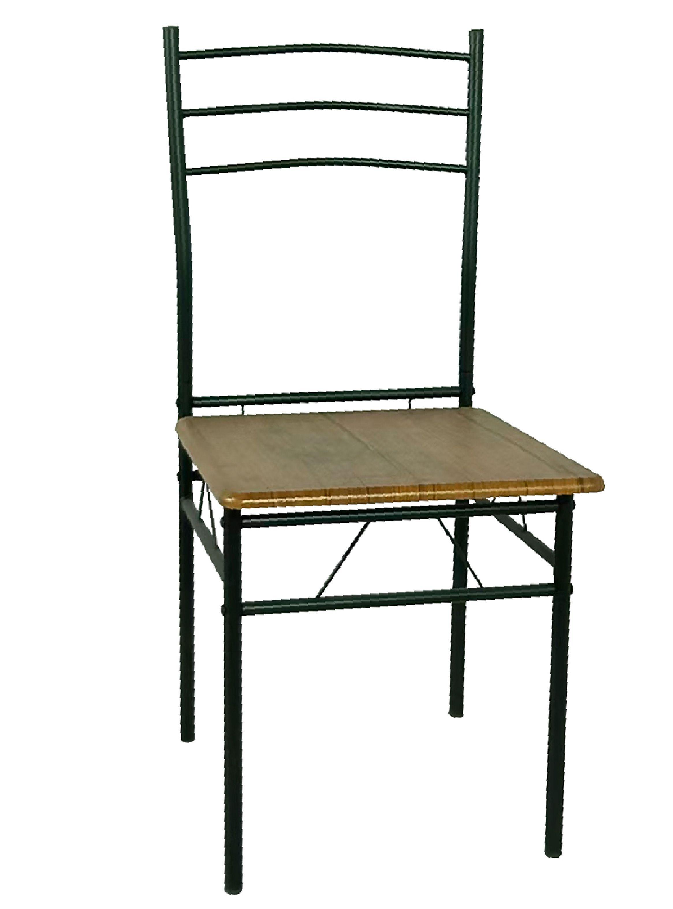Juego de comedor 4P Capri Negro 74x70x110 cm-4