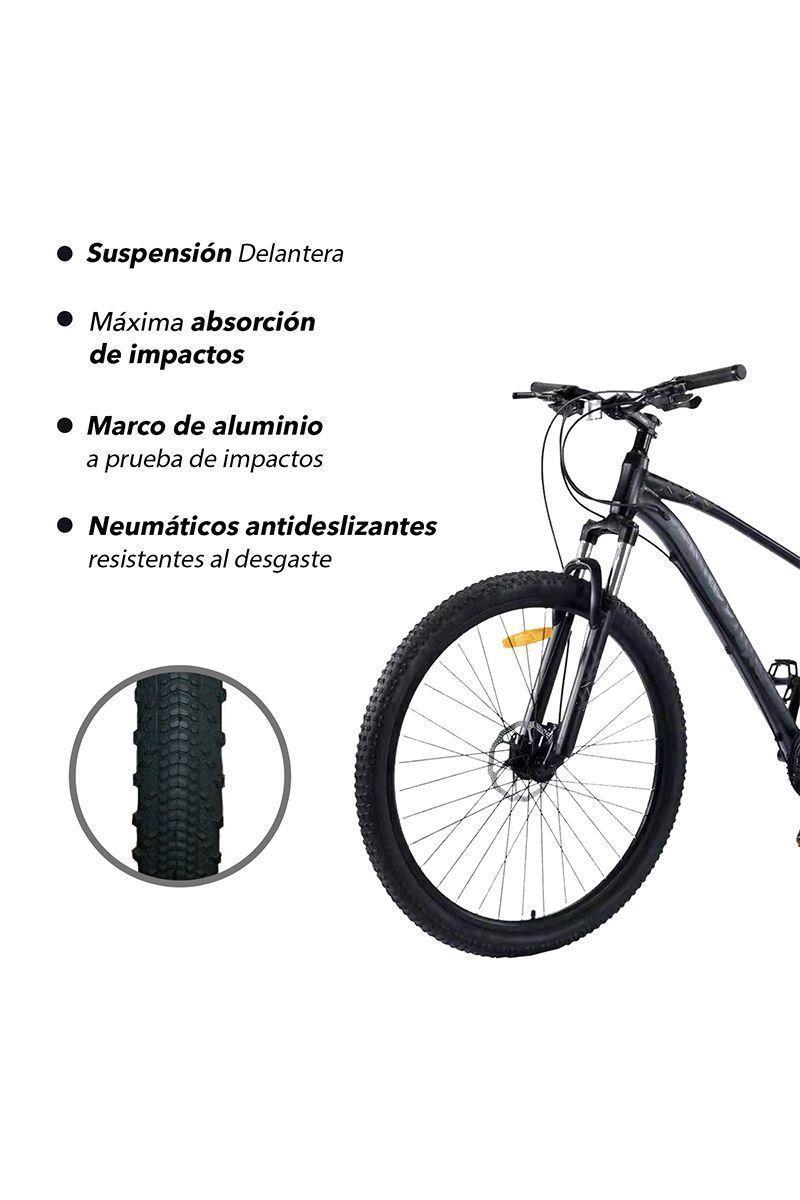 Bicicleta Mountain Bike Flyur 27,5" Negro-4