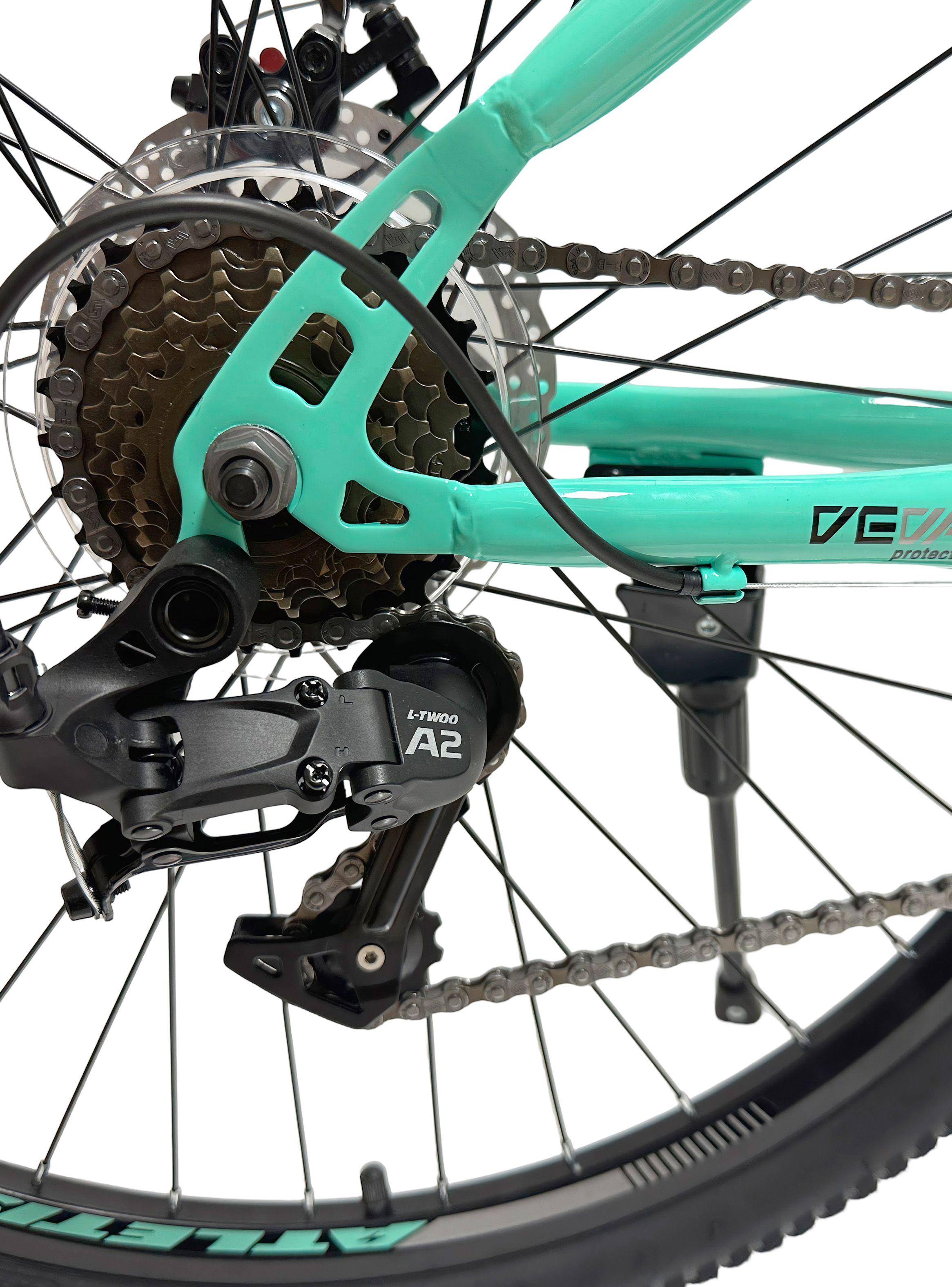 Bicicleta Mountain Bike W Force 26" Mujer Atletis Turquesa-2