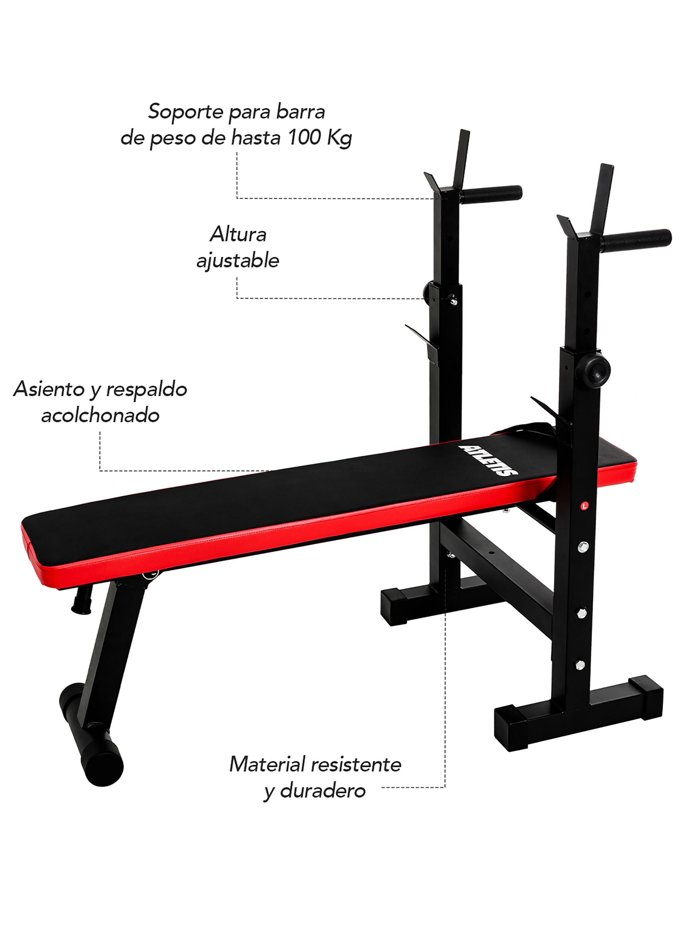 Press Banca Atletis F1000 - 100 Kg de Carga-2