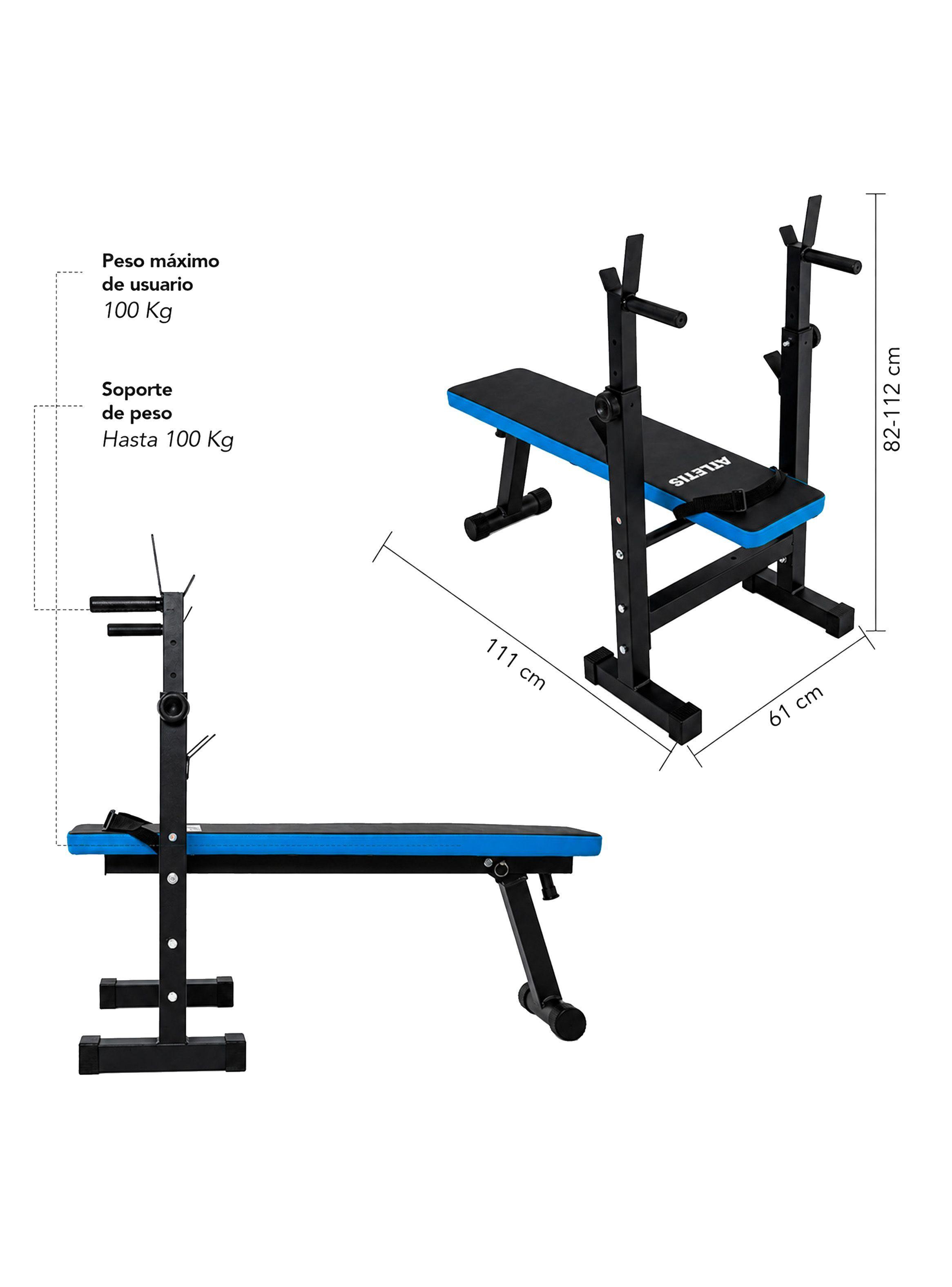Press Banca Atletis F1000 - 100 Kg de Carga-7
