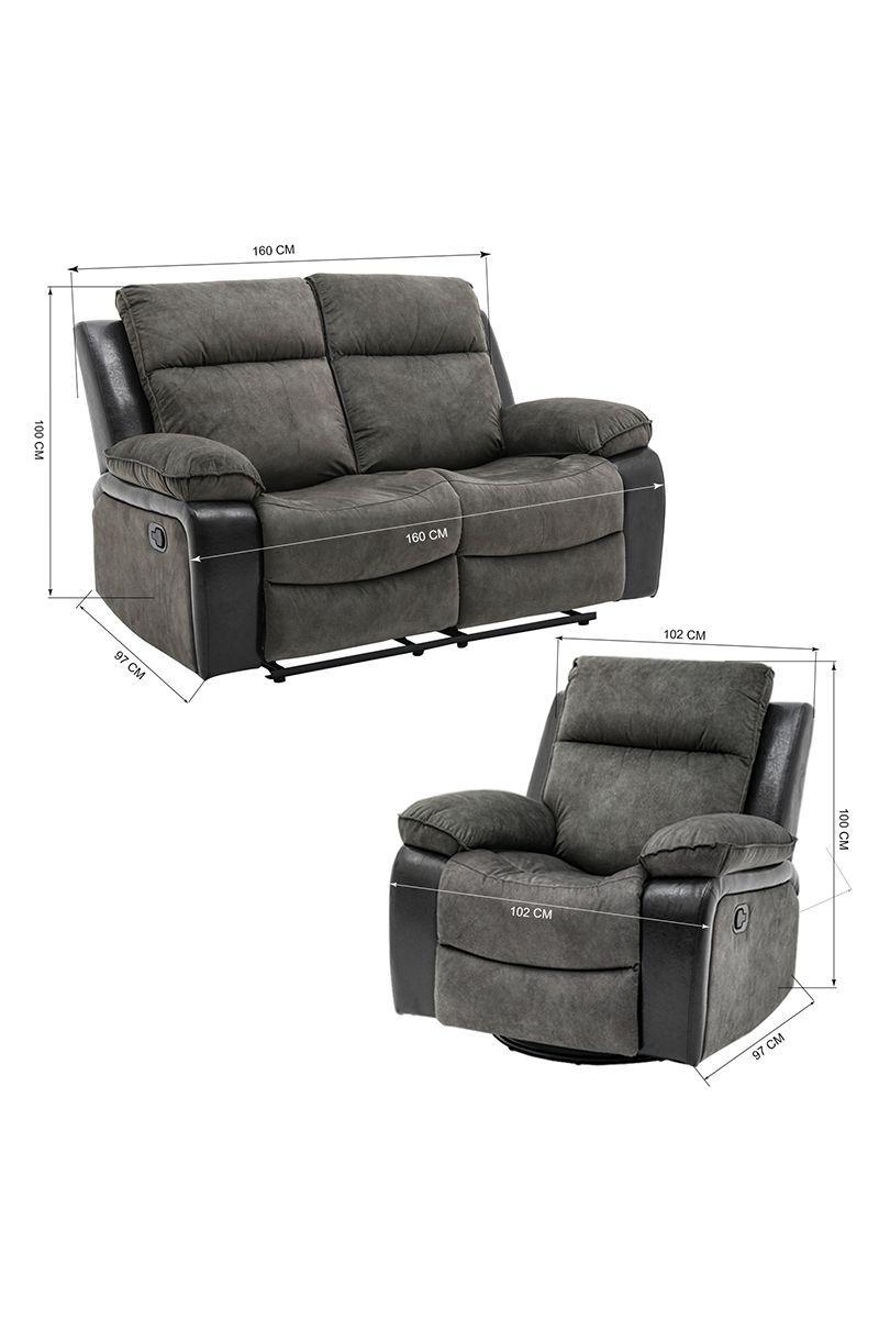 Set Berger 1 cuerpo + 2 cuerpos Delfos Gris-2