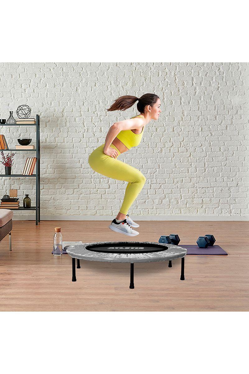 Trampolín 1 Metro Plegable Fit Cama Elástica Gris-5