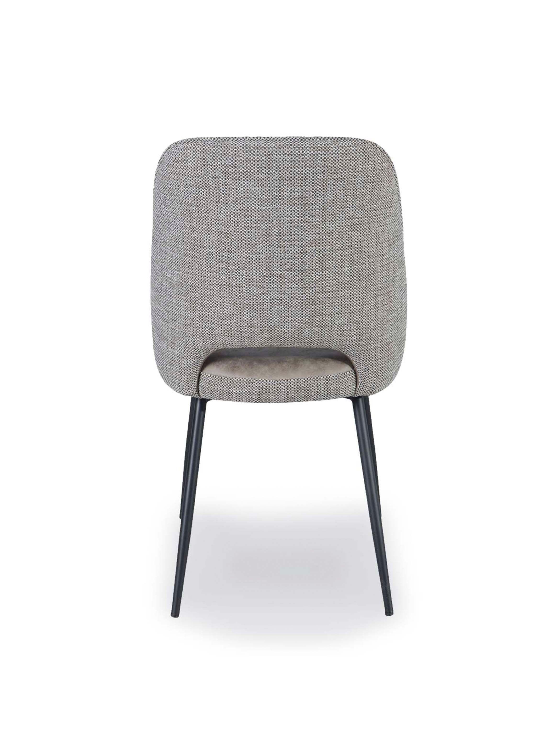 Pack 2 Sillas de Comedor Oval PU Taupe Claro-3