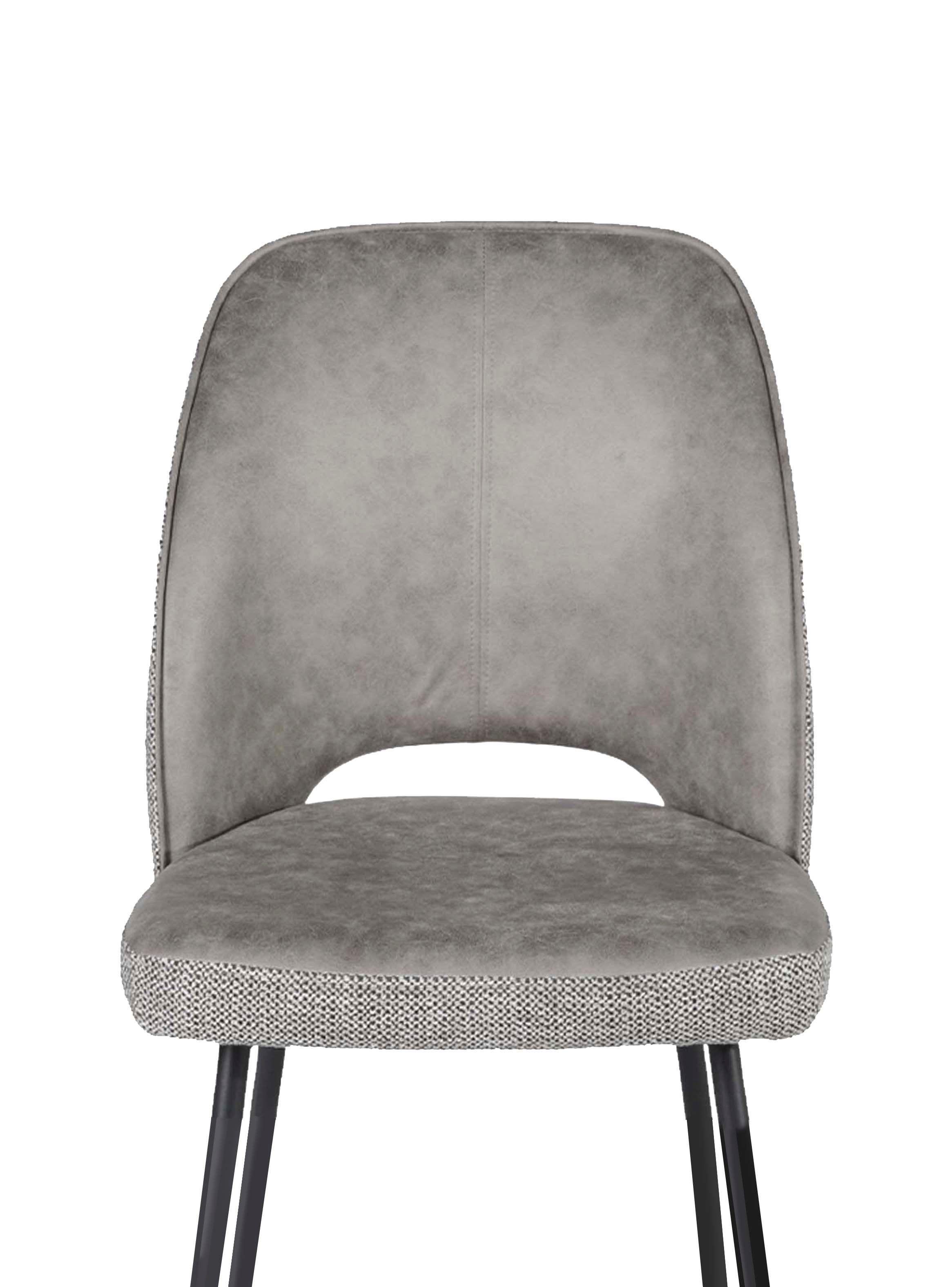 Pack 2 Sillas de Comedor Oval PU Taupe Claro-4