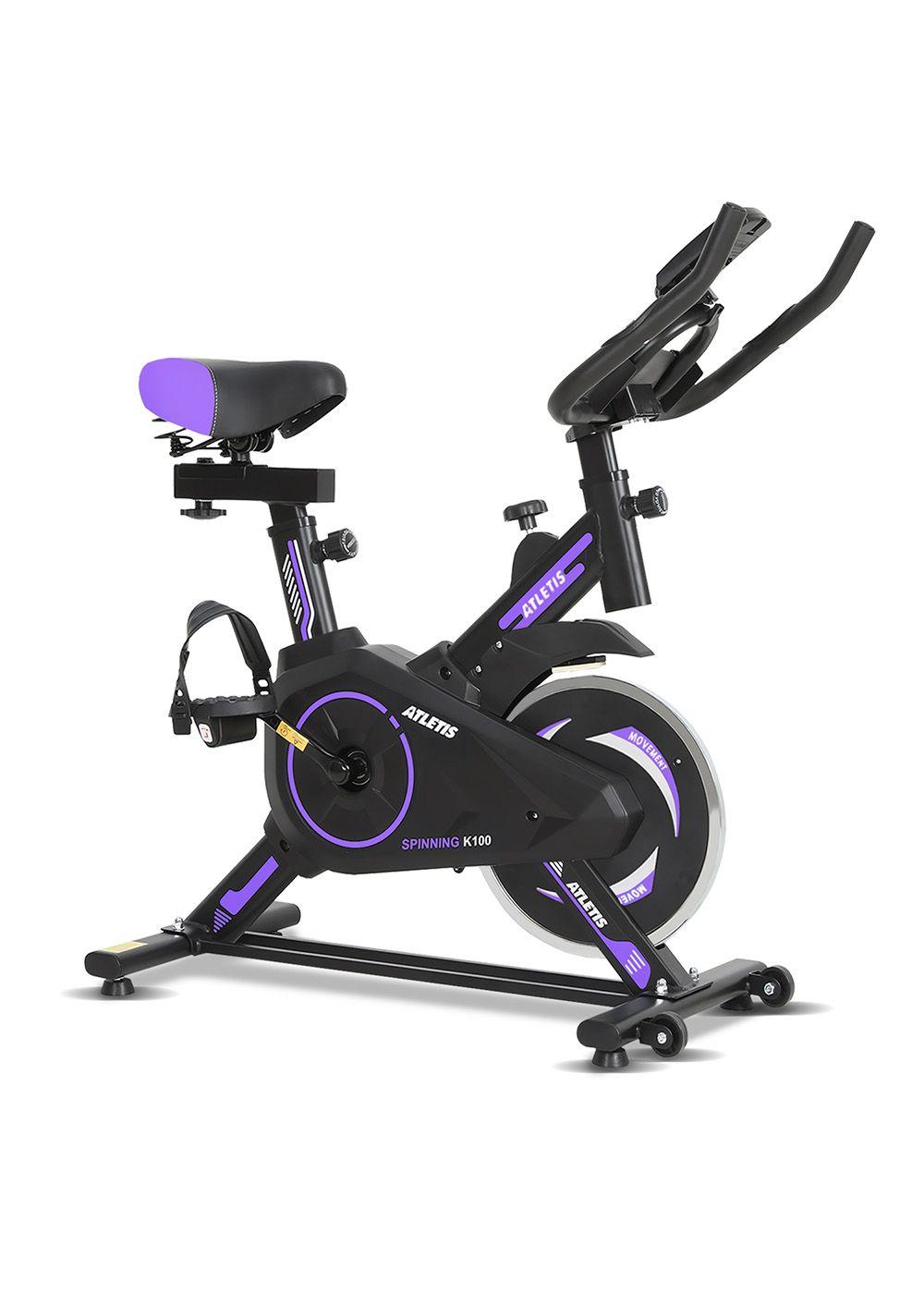 Bicicleta Spinning K100 Lite Morado-0