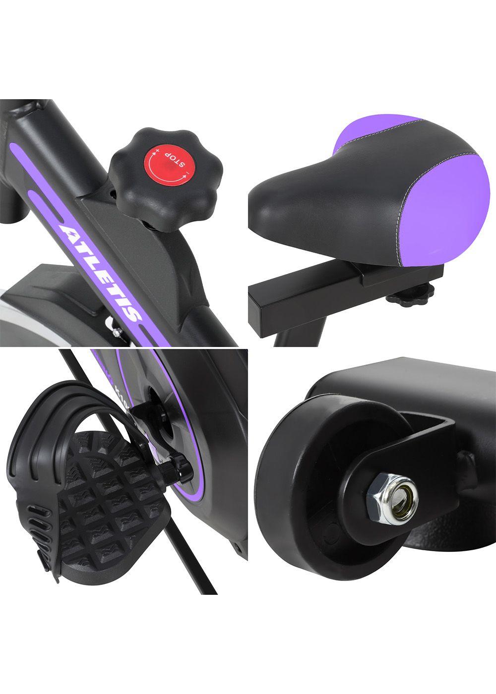 Bicicleta Spinning K100 Lite Morado-4