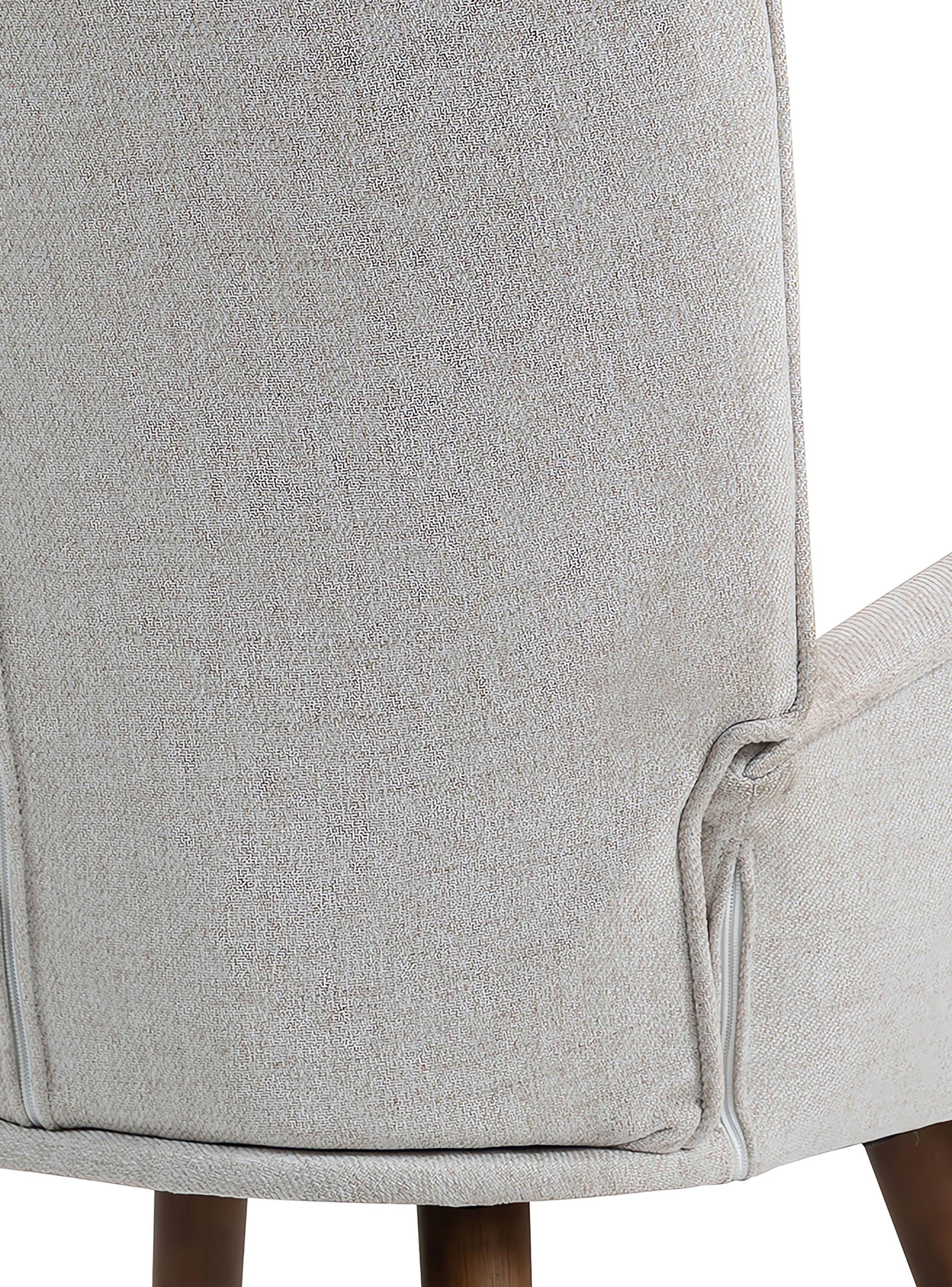 Sitial New Kas Acolchado Con Apoyabrazos Beige-4
