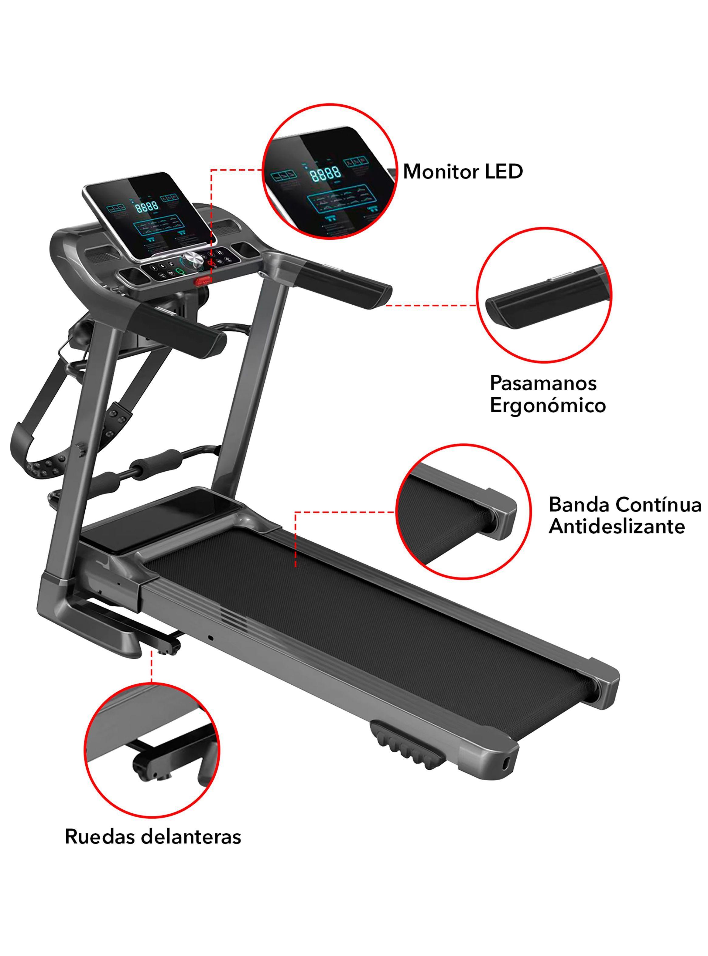 Trotadora Kemilng Eléctrica M700 Plus LCD MP3-3