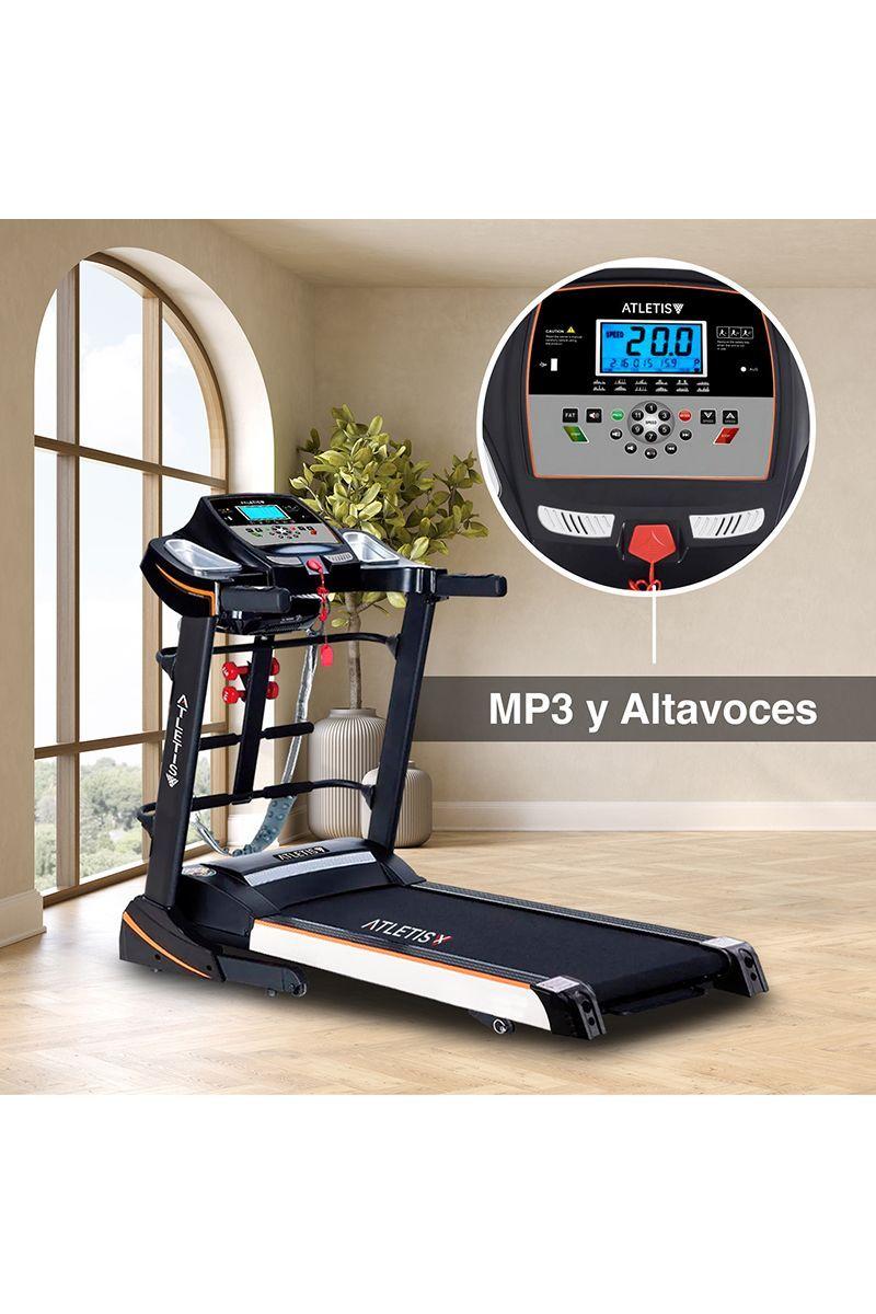 Trotadora Eléctrica R100 Plus MP3 y USB Negro-5