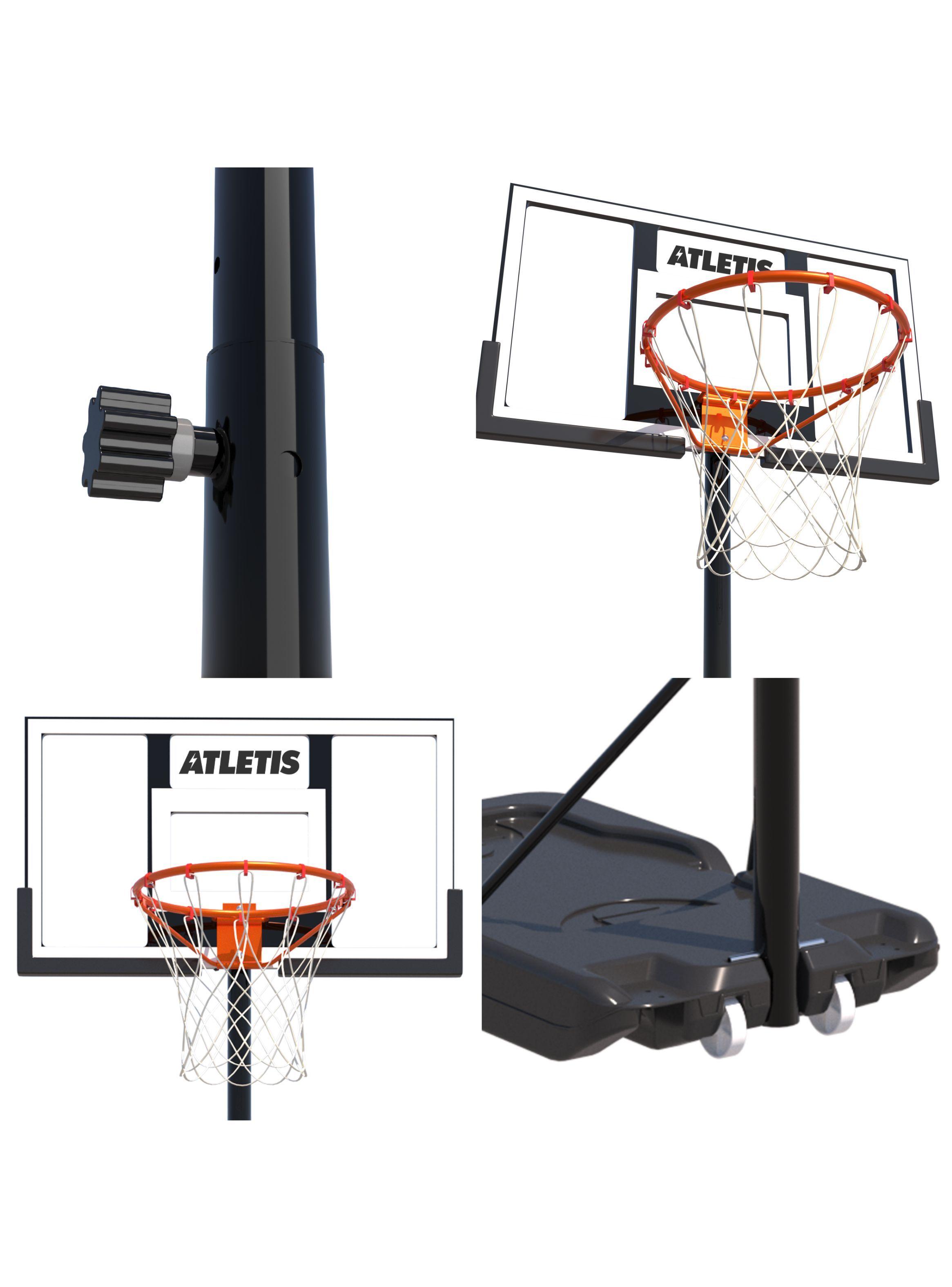 Aro de Básquetbol Ajustable 1.00 m a 3.05 m Arena-3