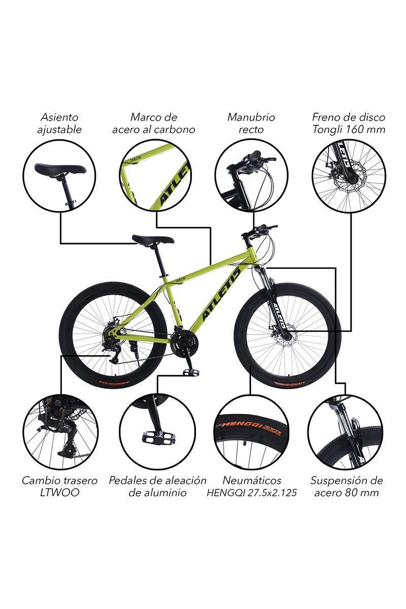 Bicicleta Mountain Bike Tabor 27,5" M Amarillo-3