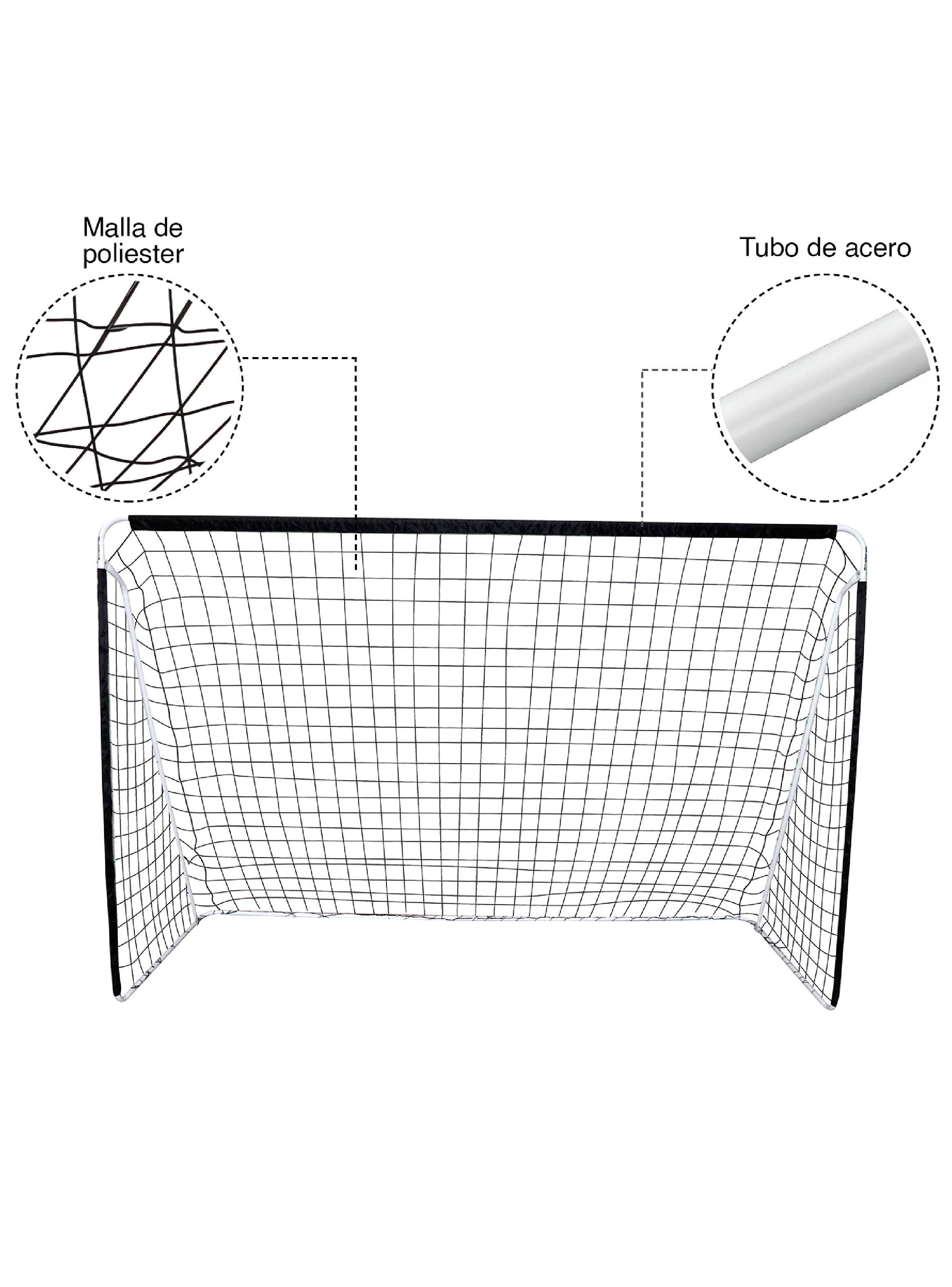 Arco de Fútbol Max Magic Negro 300x200cm-3