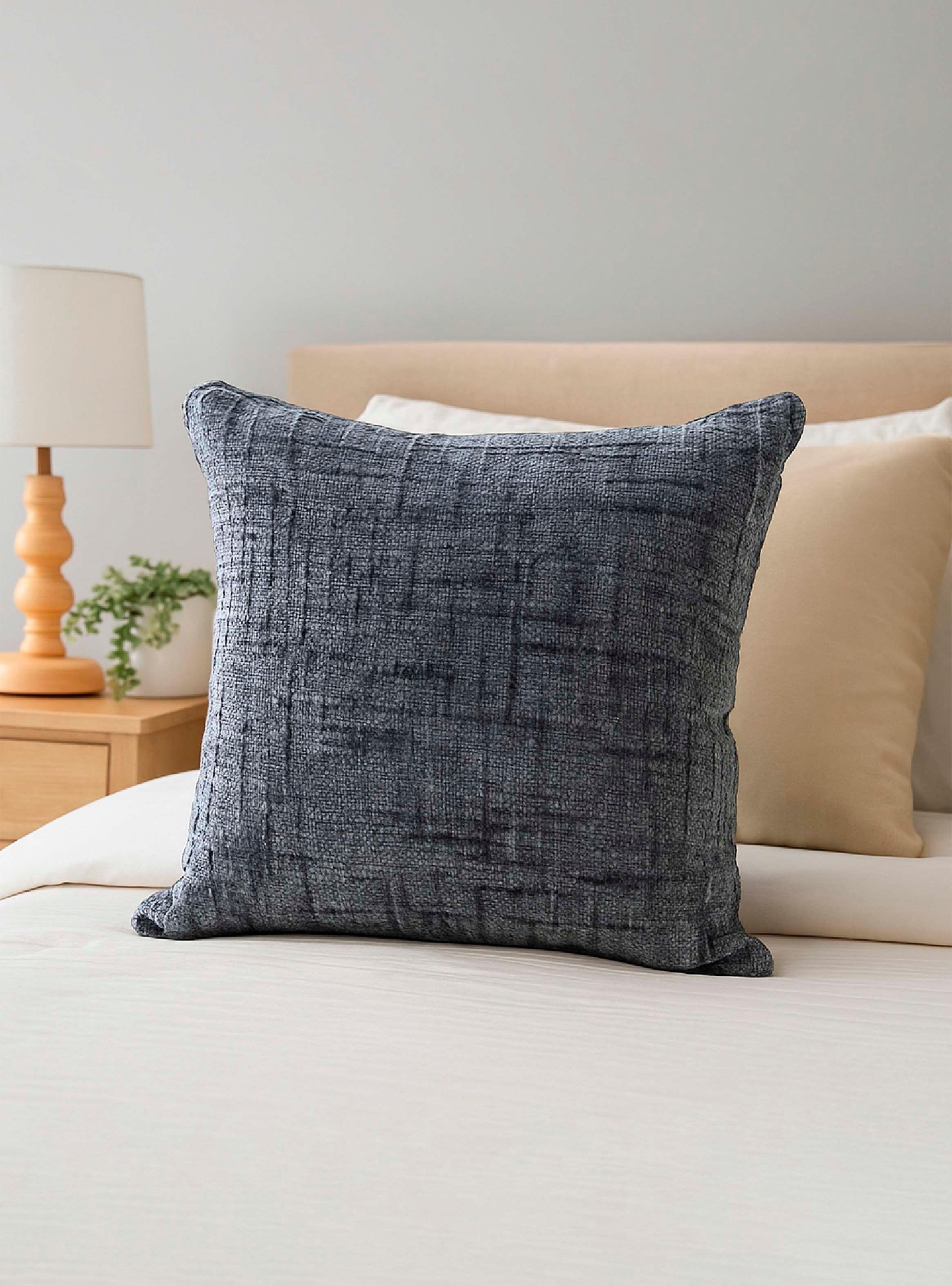 Cojín Decorativo Gris Oscuro 40x40cm-2