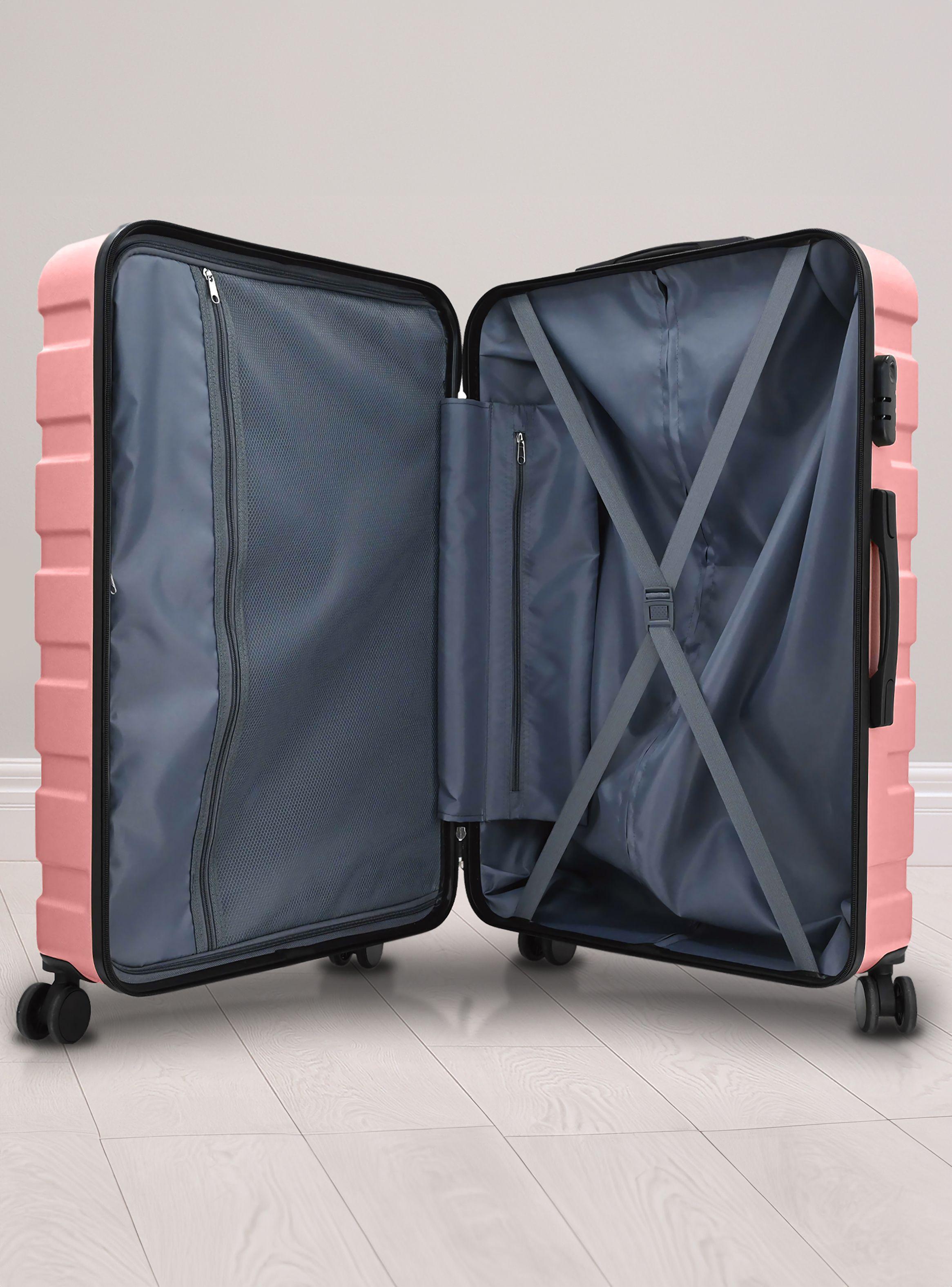 Maleta Rigida Danubio s 10kg cabina rosa-4