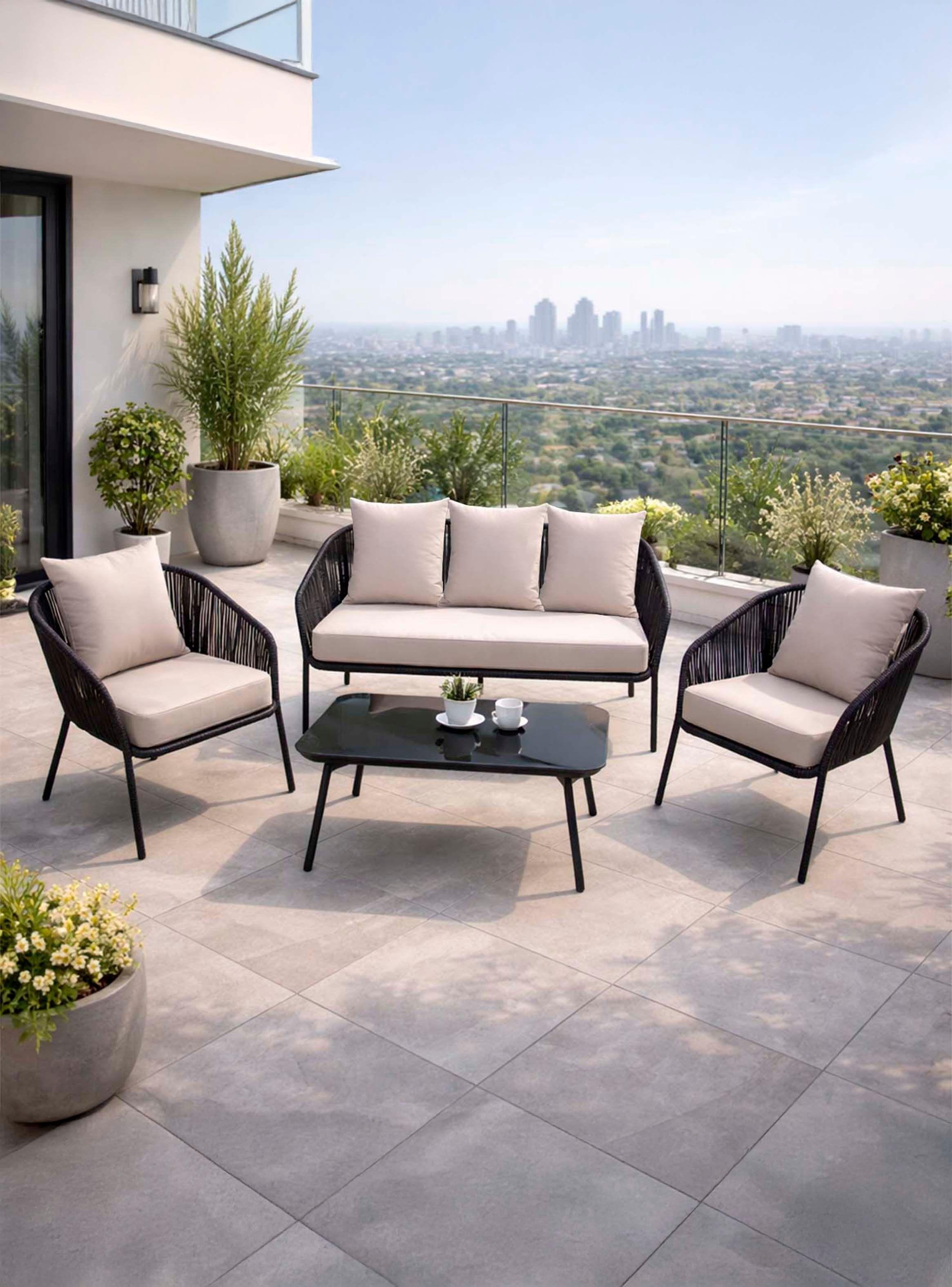 Juego de Living Terraza Bari 5 Personas-1