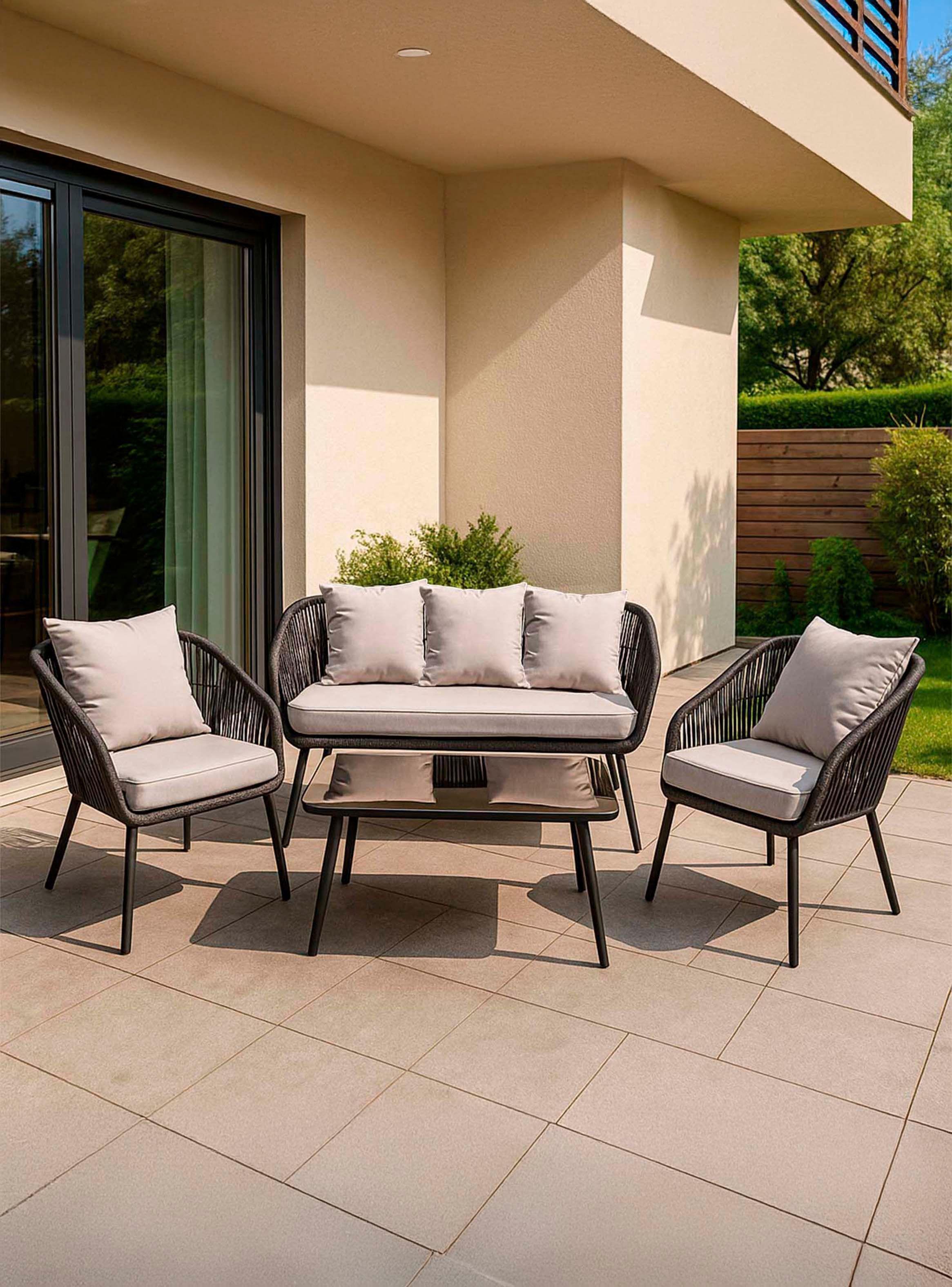 Juego de Living Terraza Bari 5 Personas-5