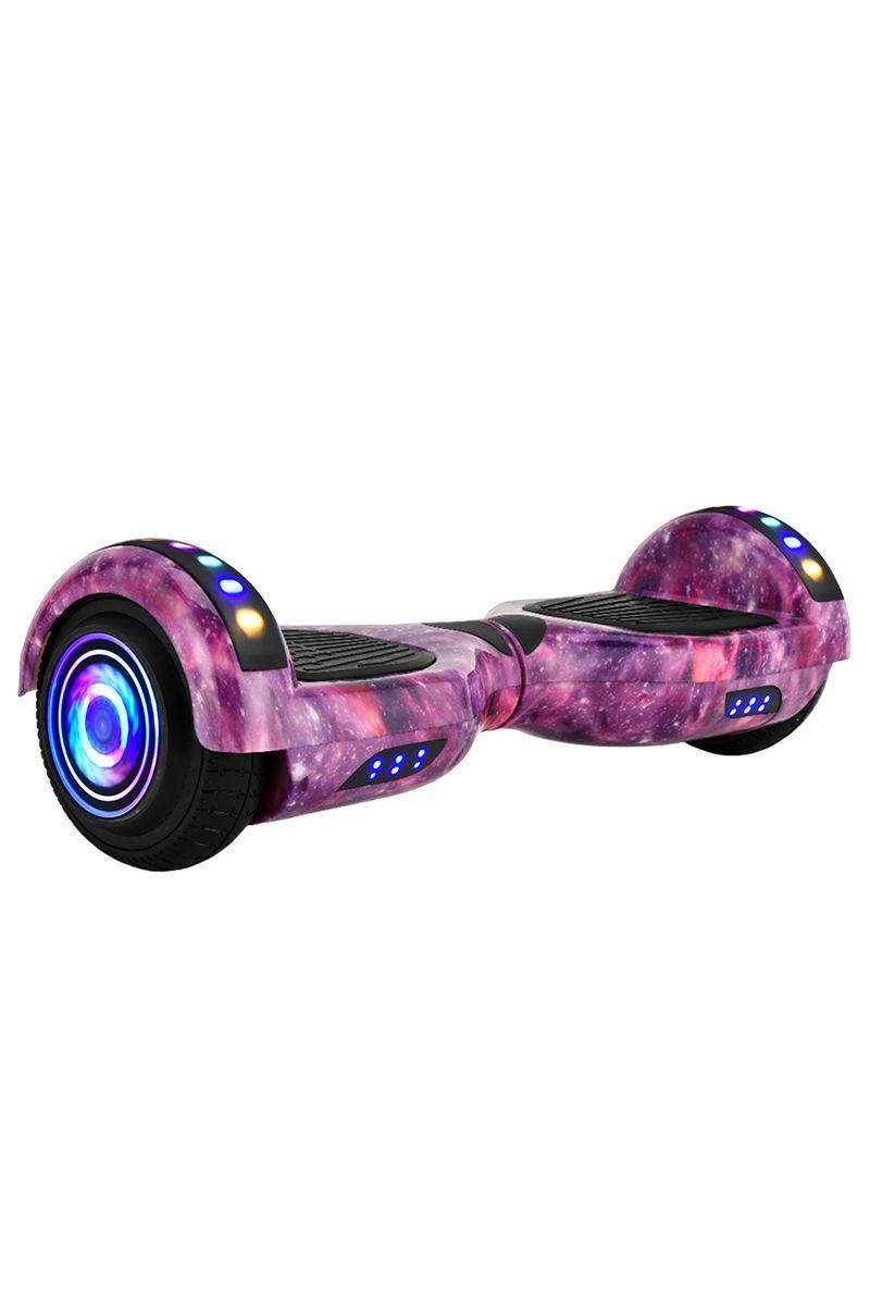 Hoverboard PRO Bluetooth Luces 6,5" 12 Km/h Morado-0