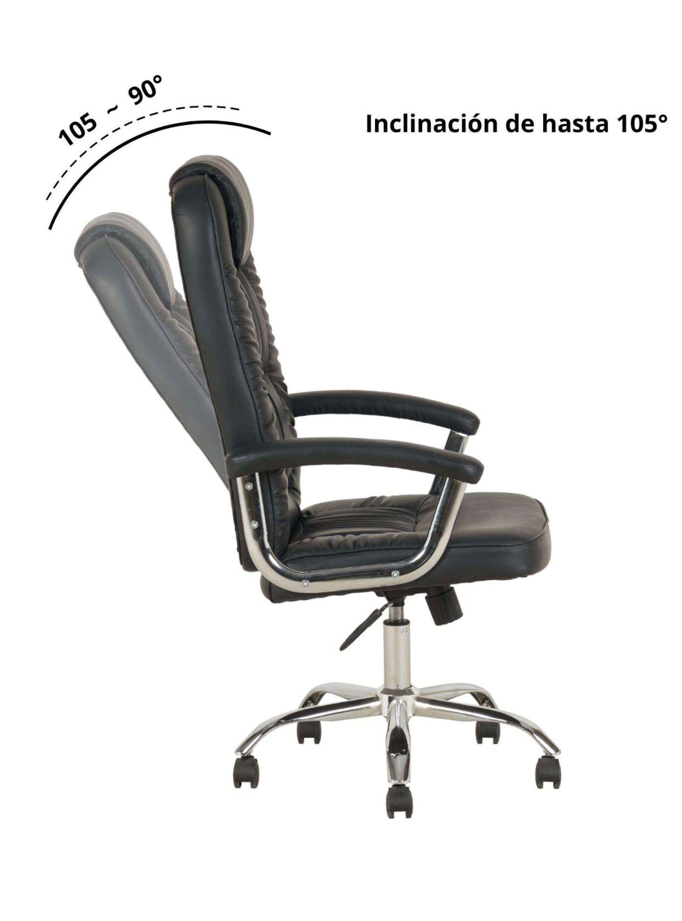 Sillon Gerencial Boston Negro-3