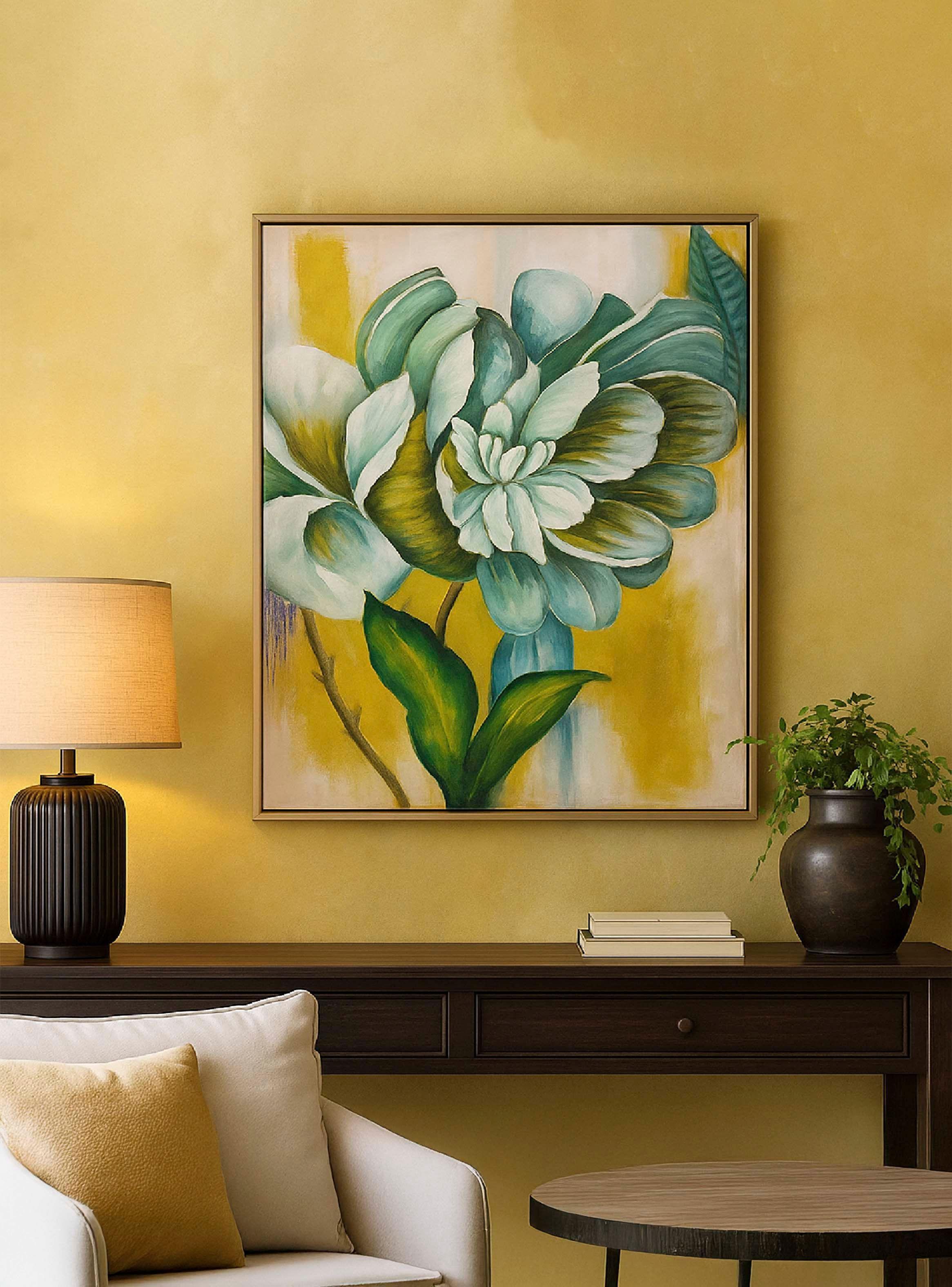 Cuadro Decorativo Flor 60x50cm-2