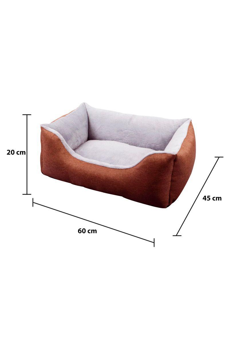 CAMA MASCOTAS RECTANGULAR M- CAFÉ-2