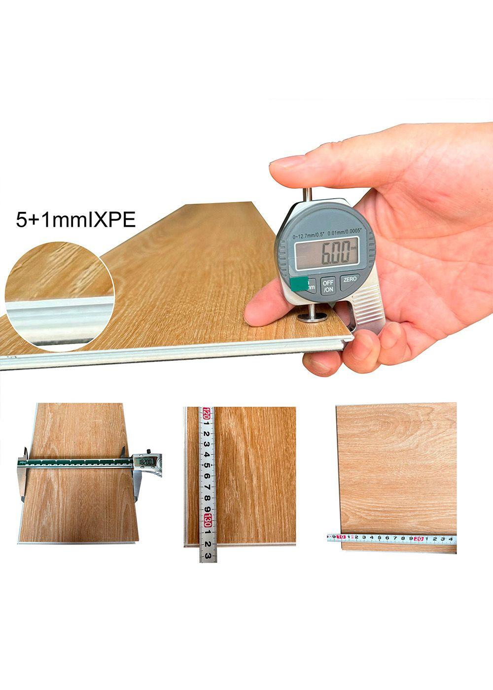 Piso SPC Roble Natural Click 5+1 mm 18,2 x 122cm 2,2 m²-4