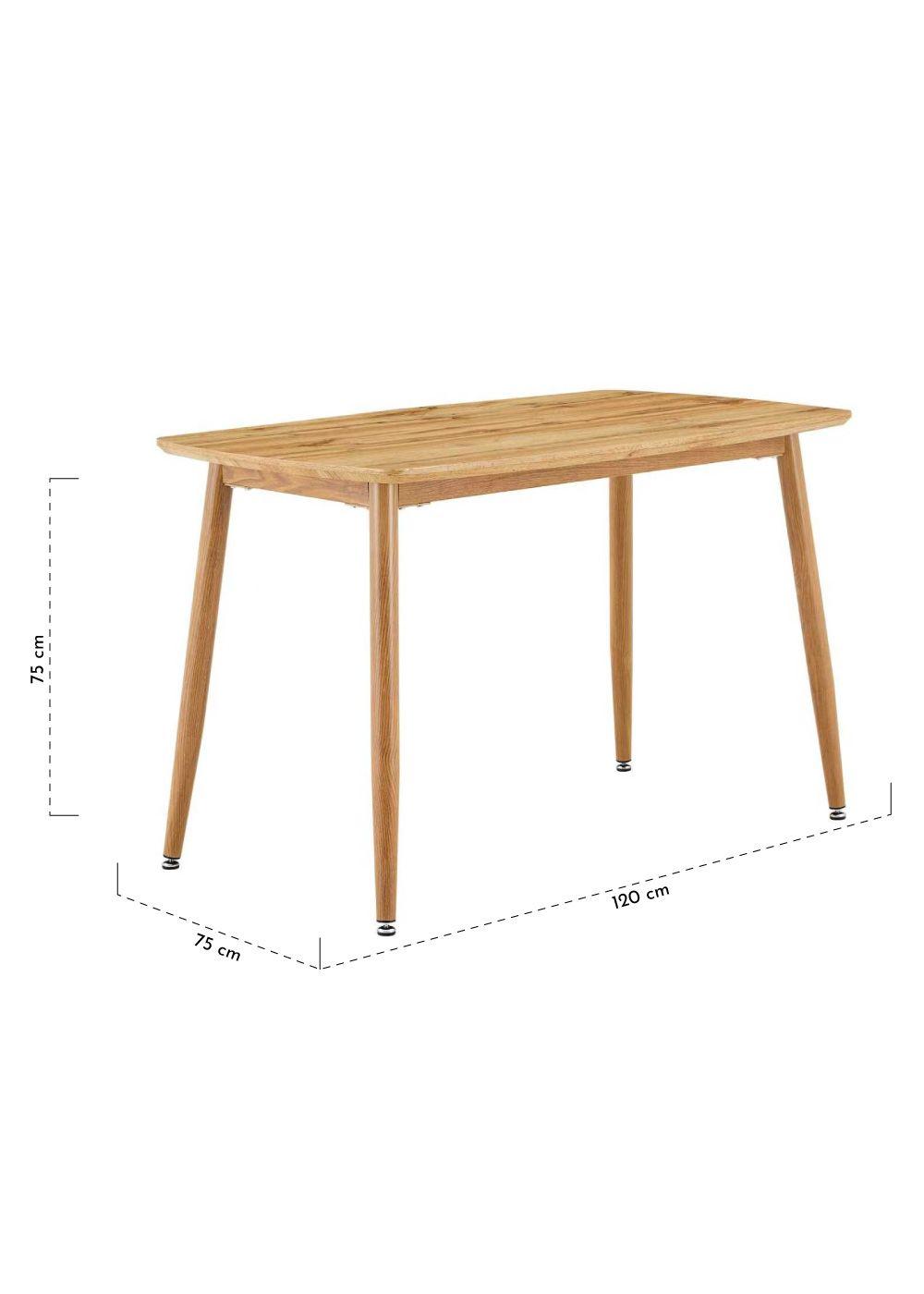 Mesa Comedor Aura 75x75x120 cm-2