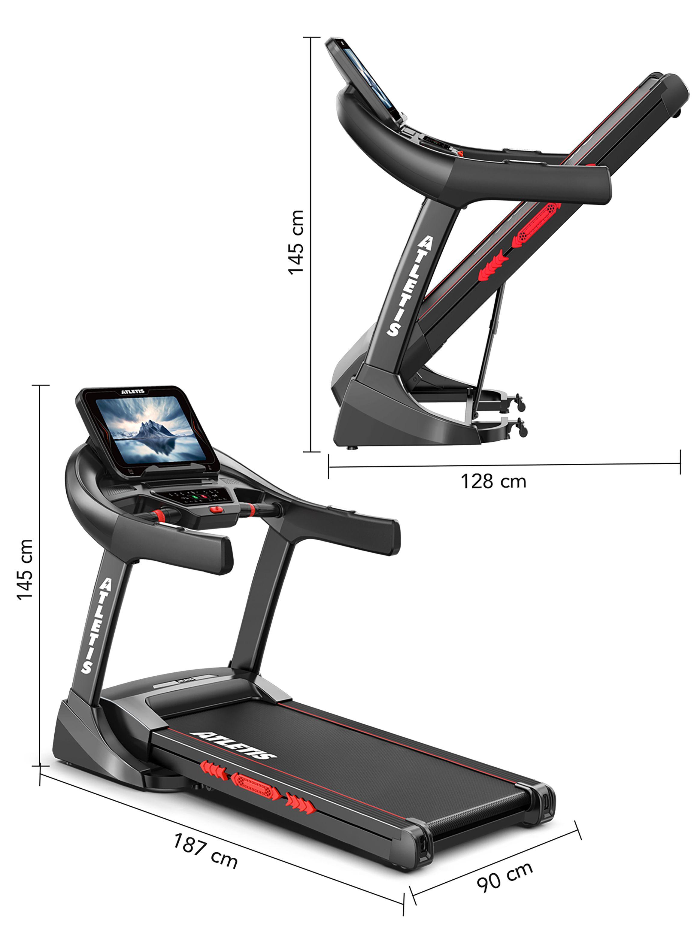 Trotadora Infinity X IV 20km/h 3.0HP Touch Screen Negro-2