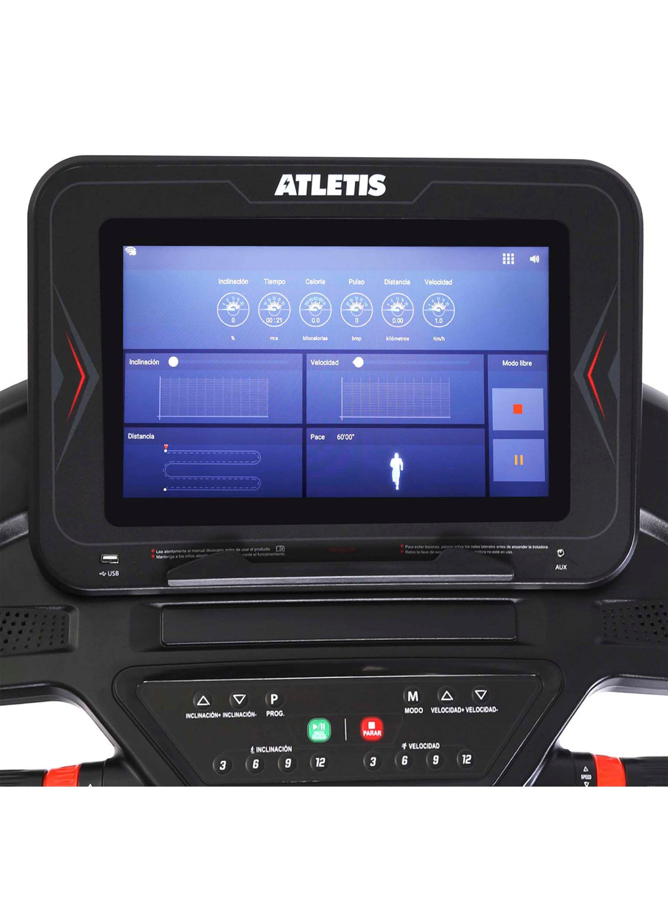 Trotadora Profesional X3000 20 km/h 3.0 HP Pantalla Táctil-4