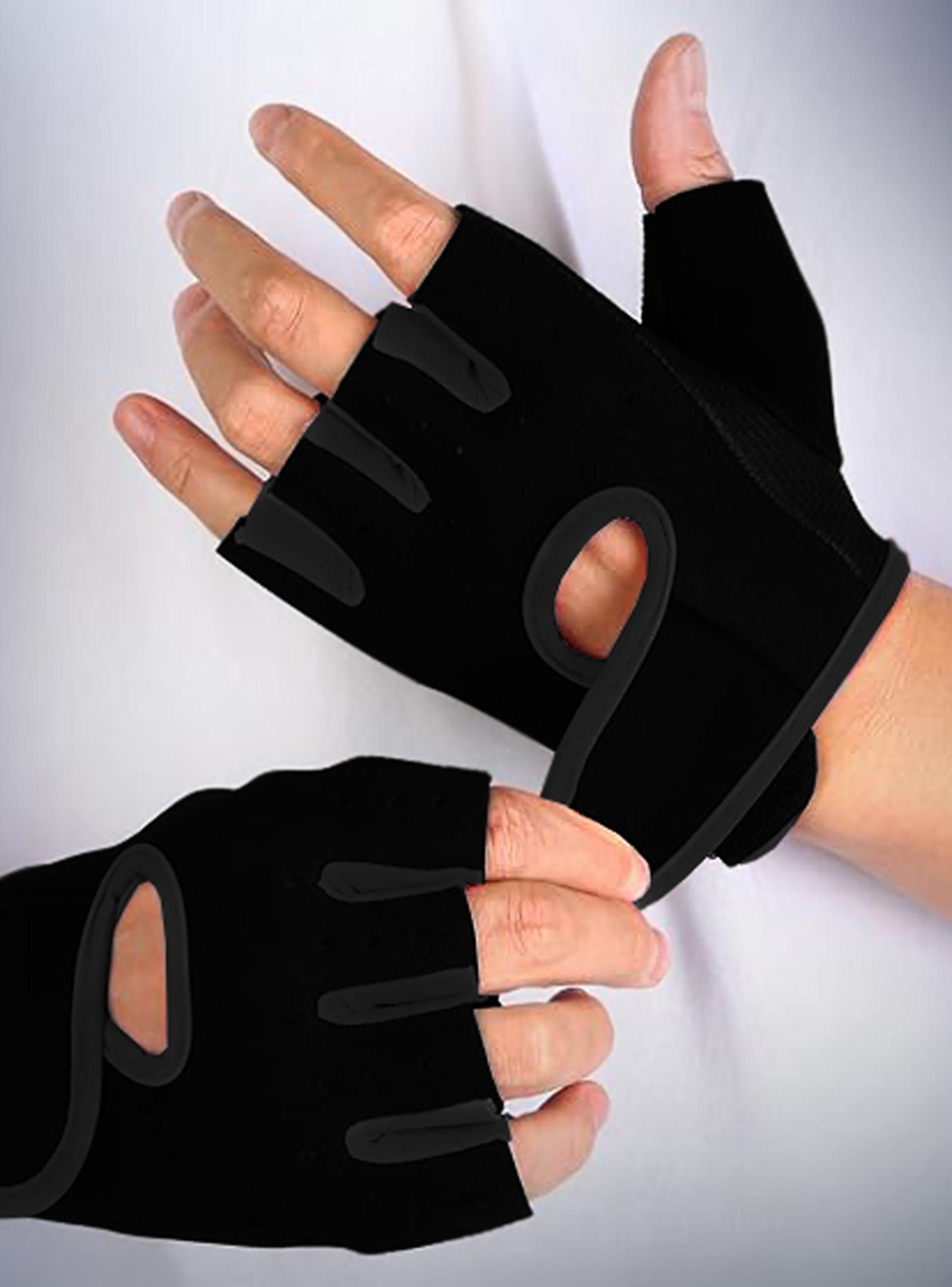 Guante de entrenamiento Atletis con agarre L Negro -3