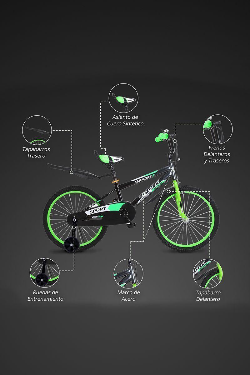 Bicicleta Infantil Bido Aro 12 Gris-3