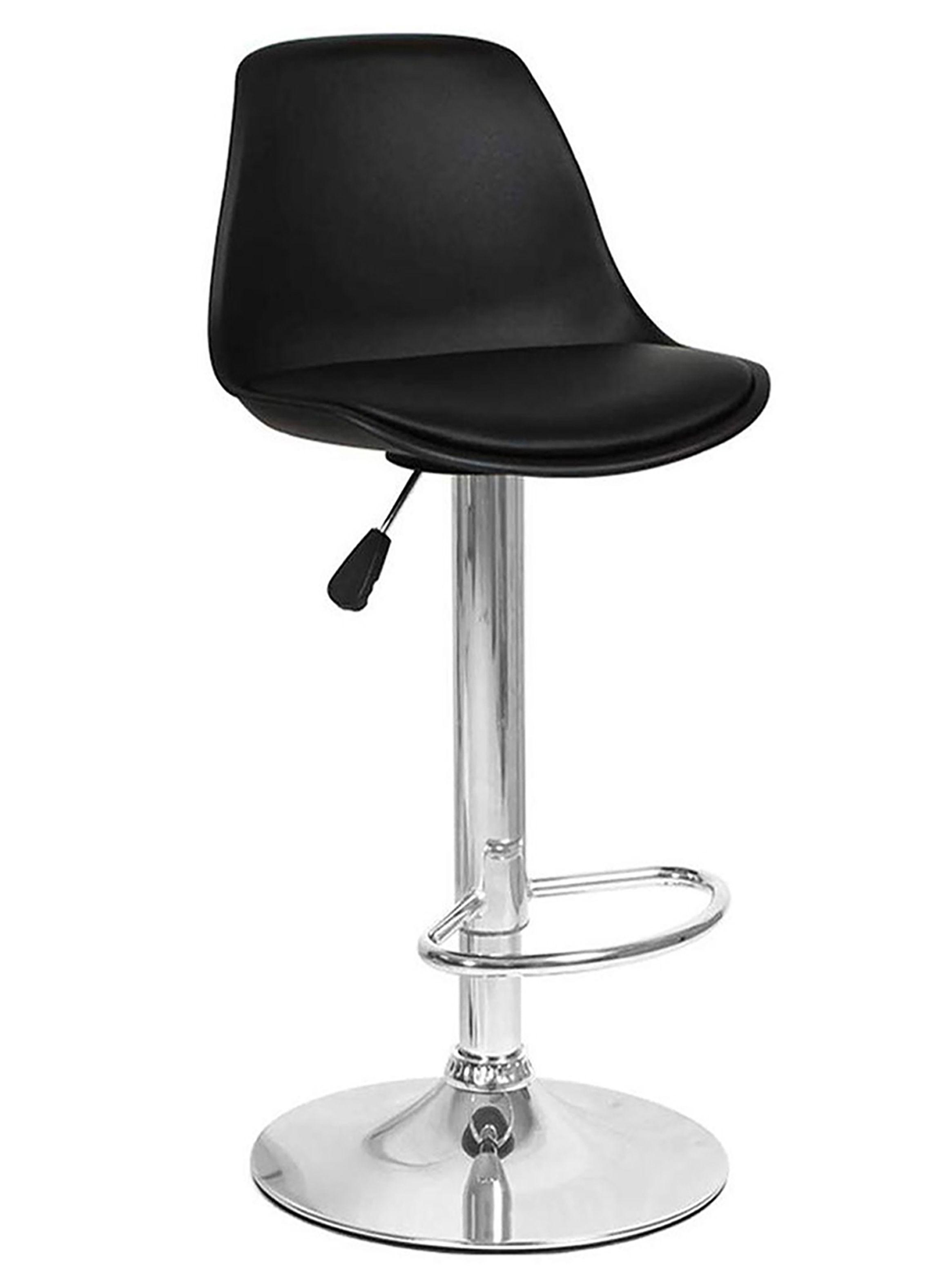 Pack 2 Sillas Altas De Bar Taburete Orlando-t Negro-4