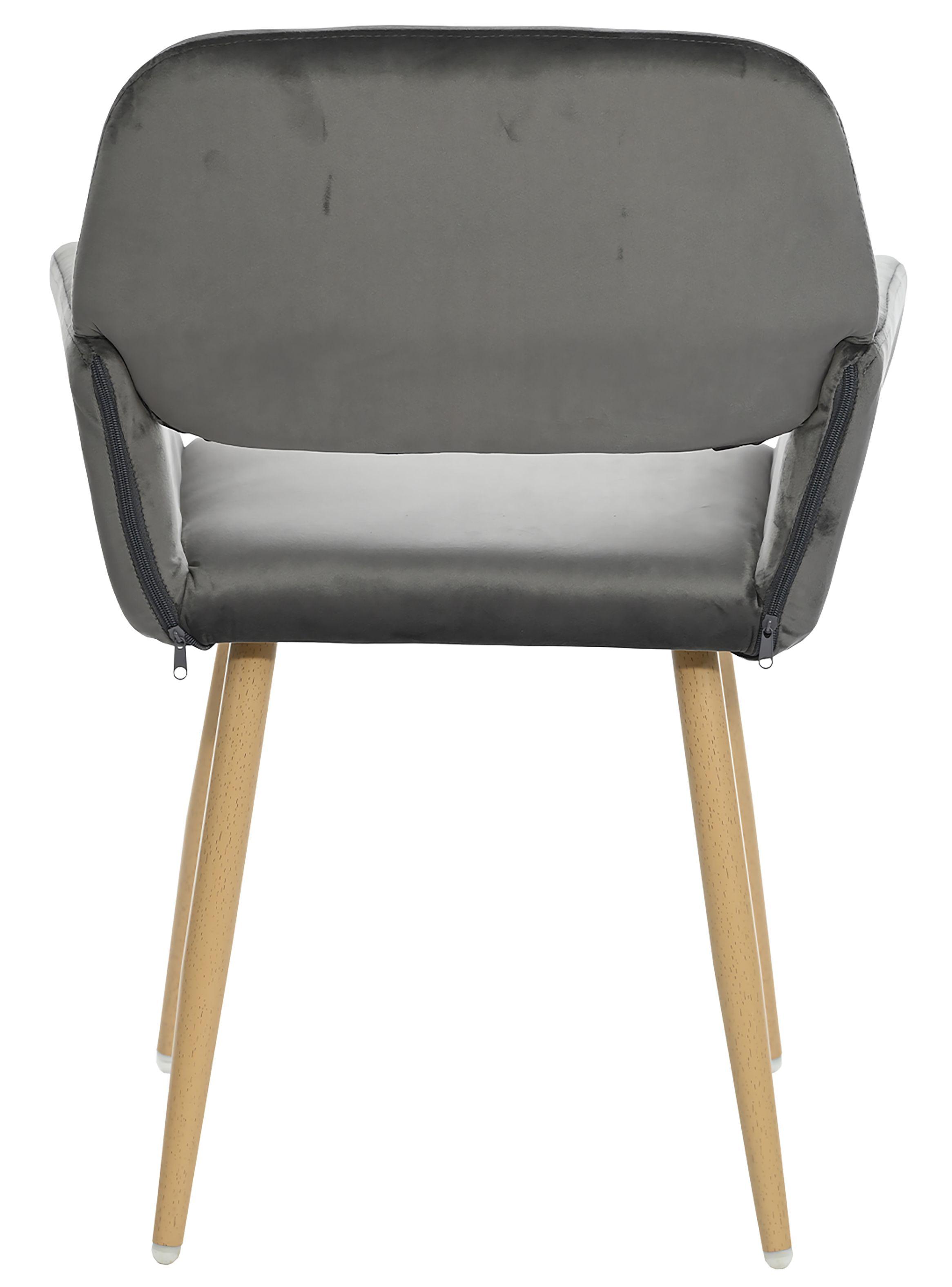 Pack 2 Sillas Comedor Sitial Cromwell Gris-6