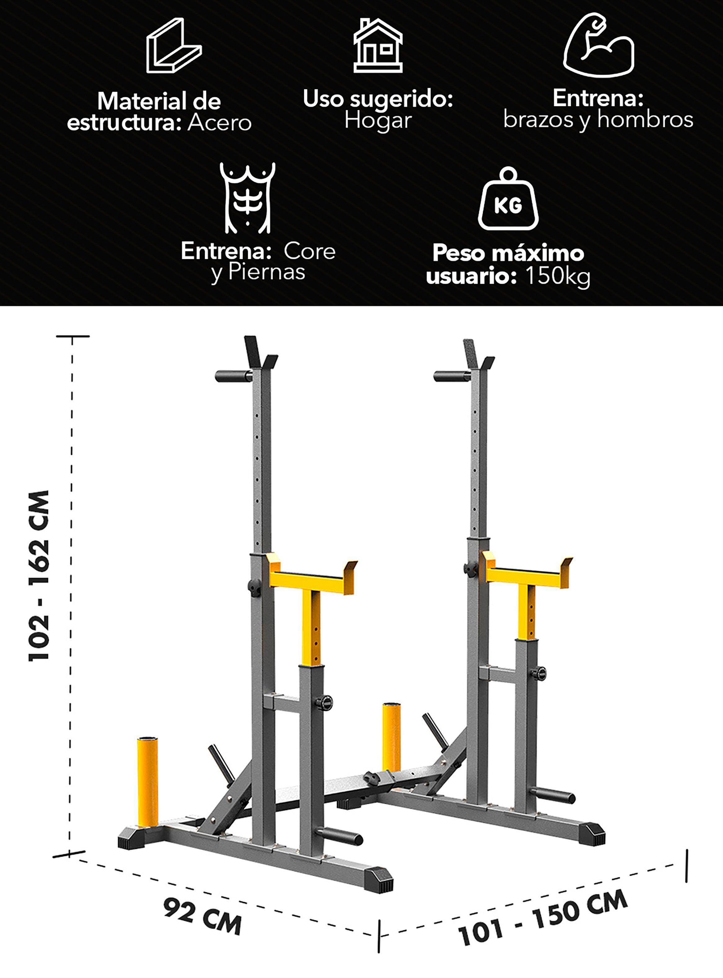 Squat Rack Multifuncional Power Sentadillas Press-2