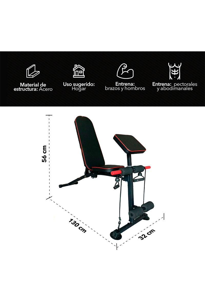 Banco Multifuncional Entrenamiento Power Bench-2