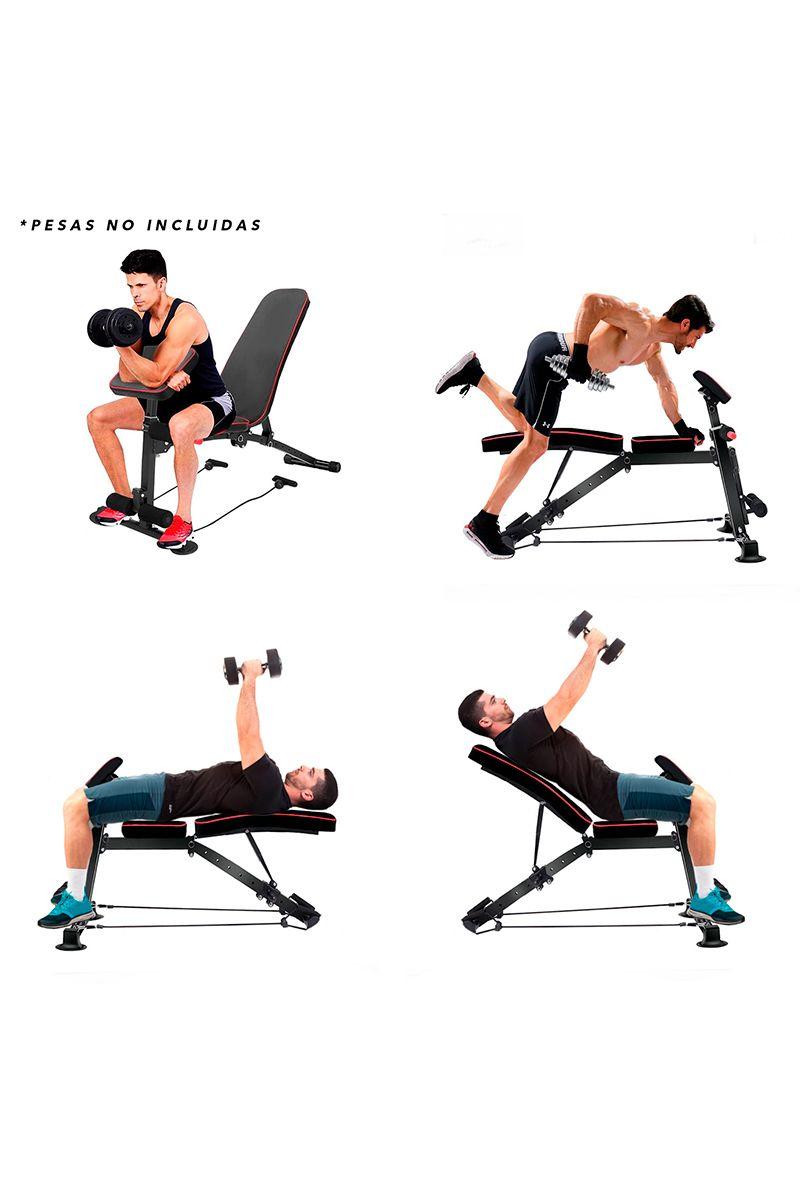 Banco Multifuncional Entrenamiento Power Bench-4