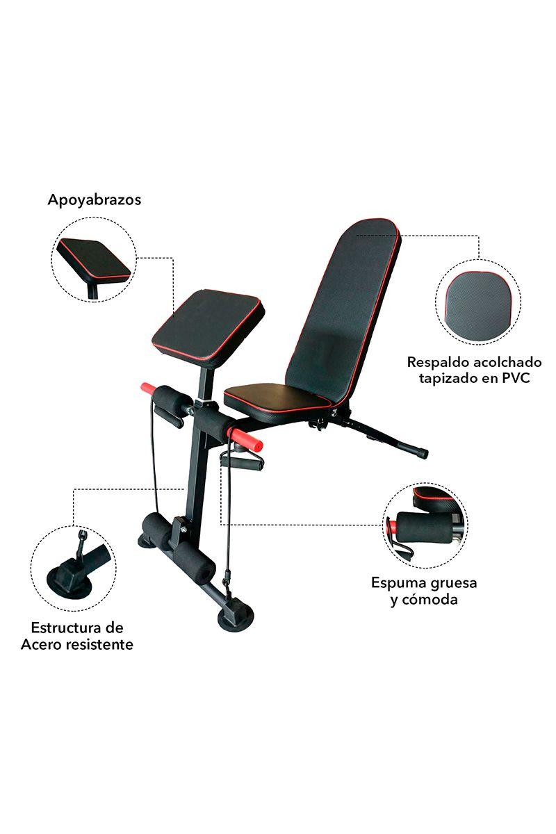Banco Multifuncional Entrenamiento Power Bench-3