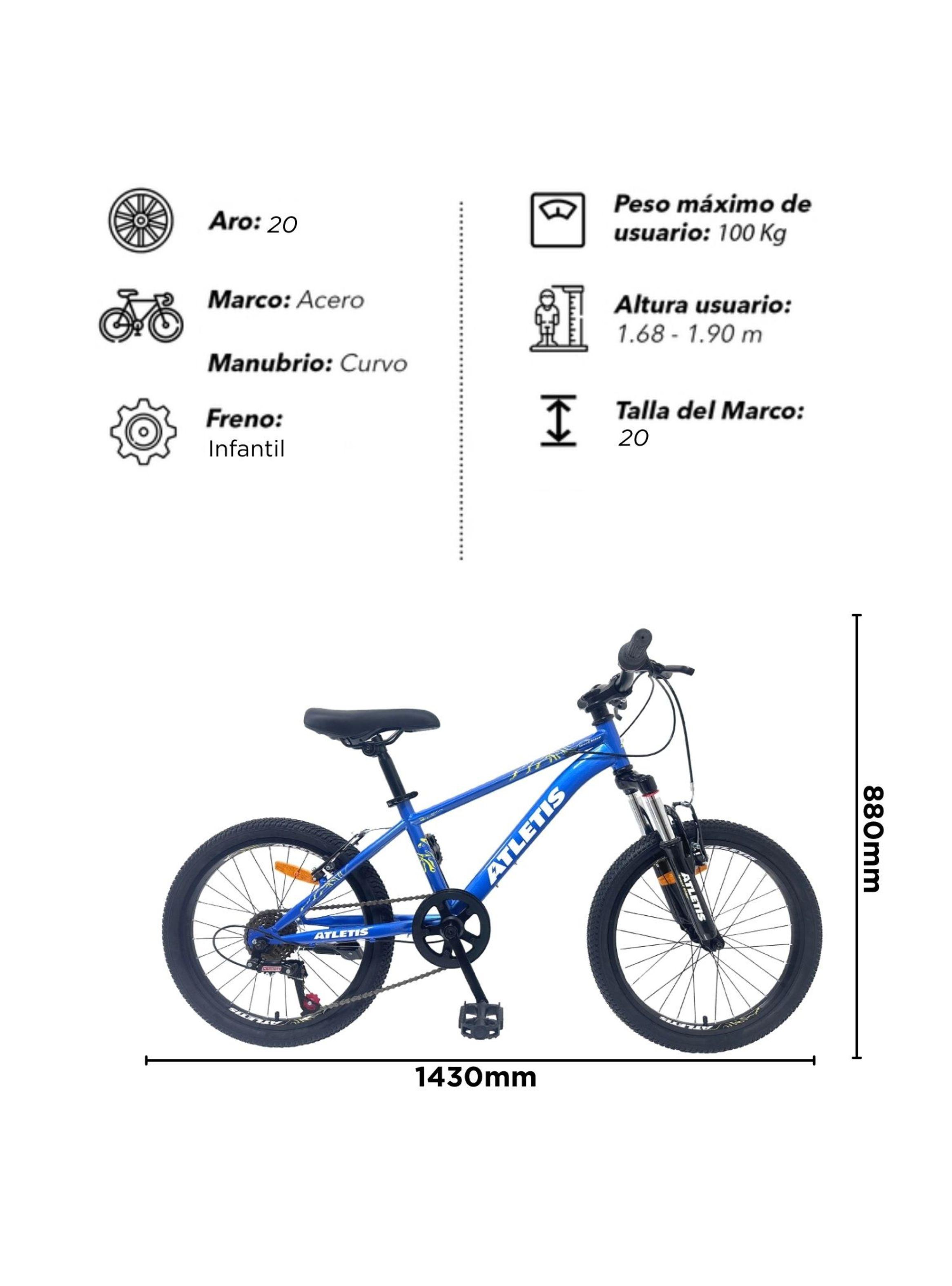 Bicicleta Infantil Sport Rider MTB Aro 20-2