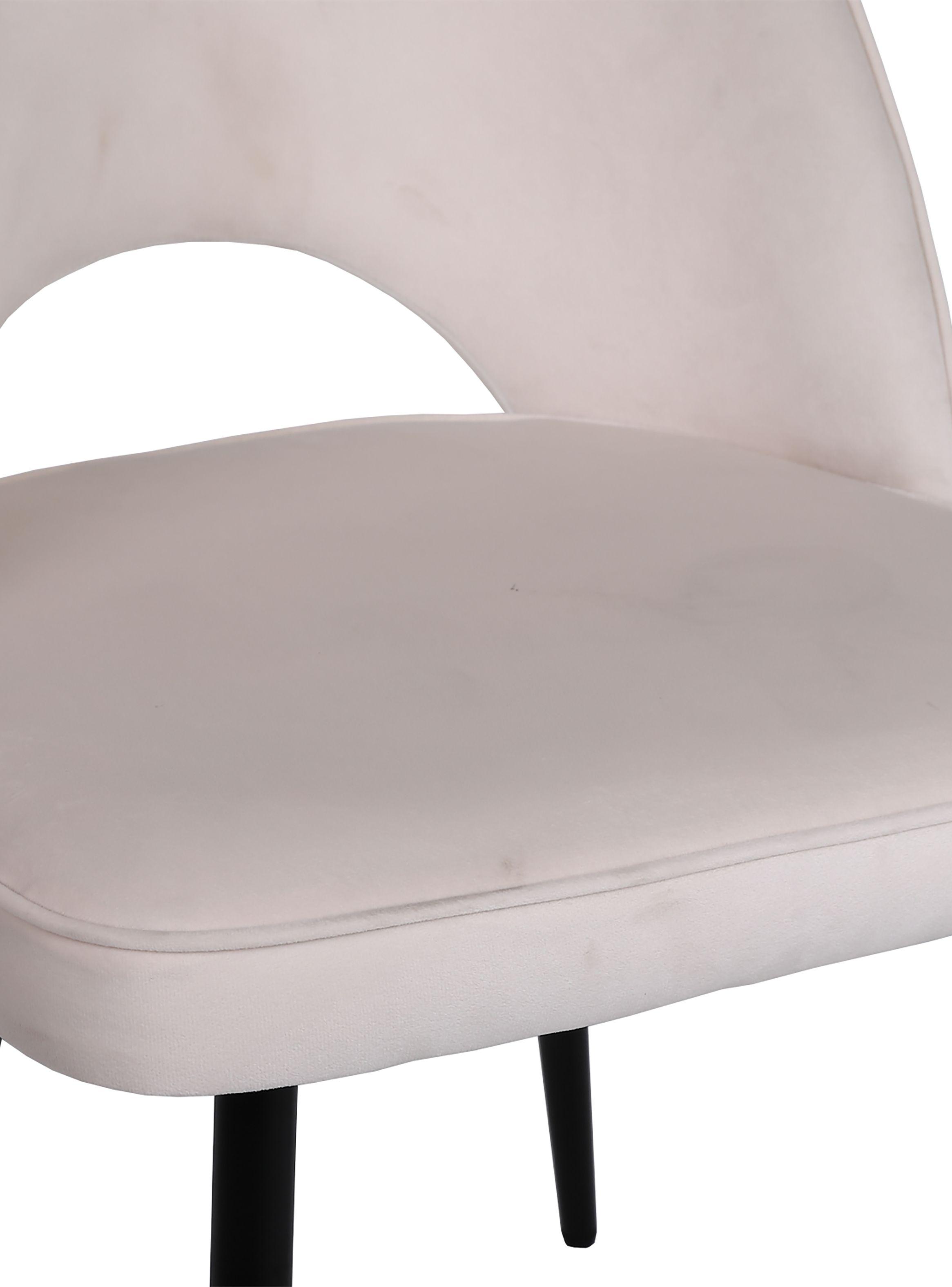 Pack 2 Sillas de Comedor Terciopelo Oval Beige-5