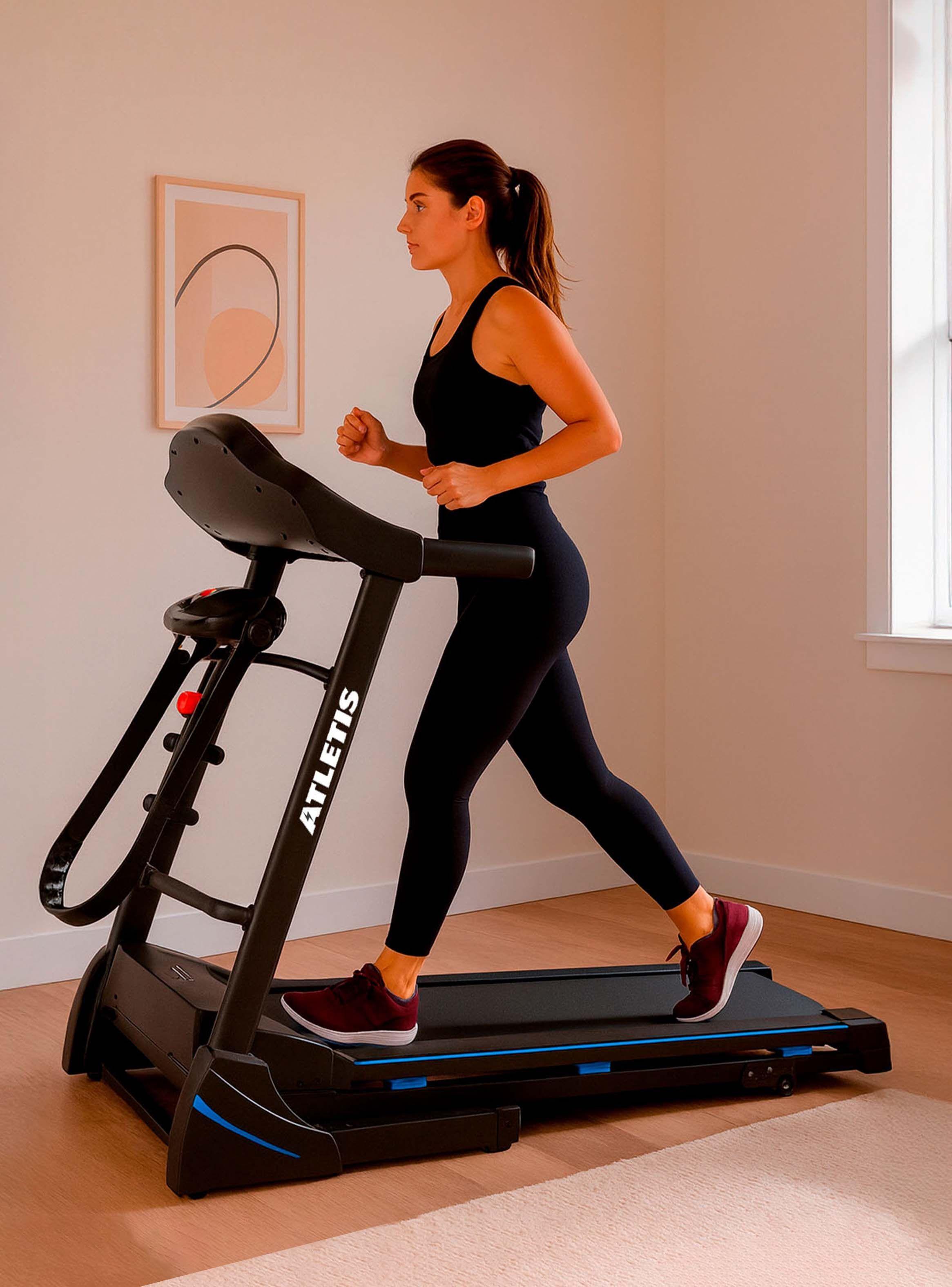 Trotadora Eléctrica A100 Plus con MP3 y USB Negro-5