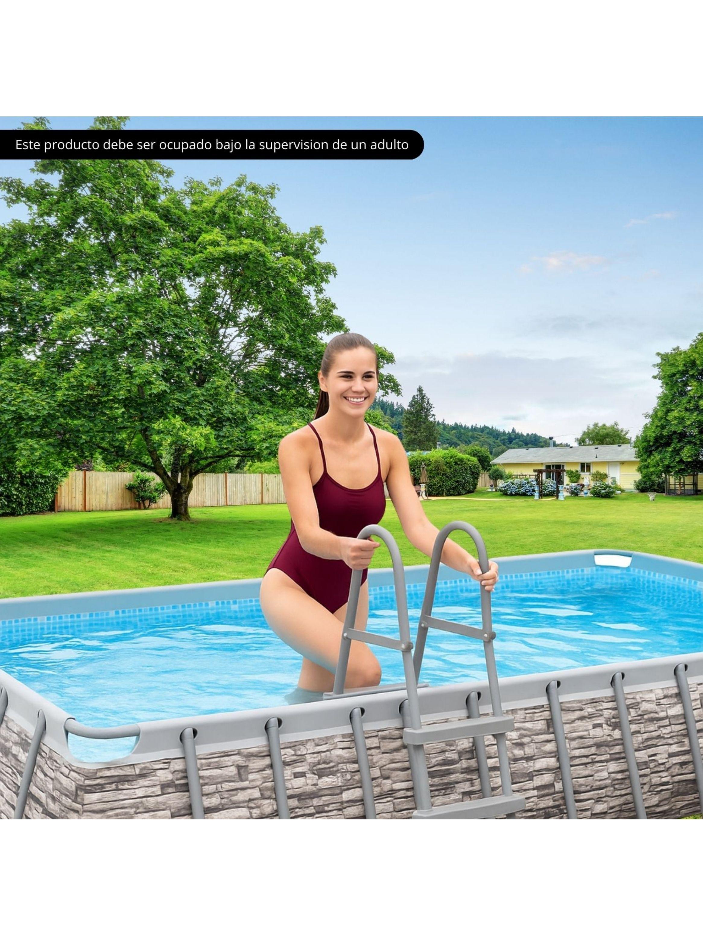 Piscina Familiar Rectangular 122x250x540 cm 12871 Litros-2