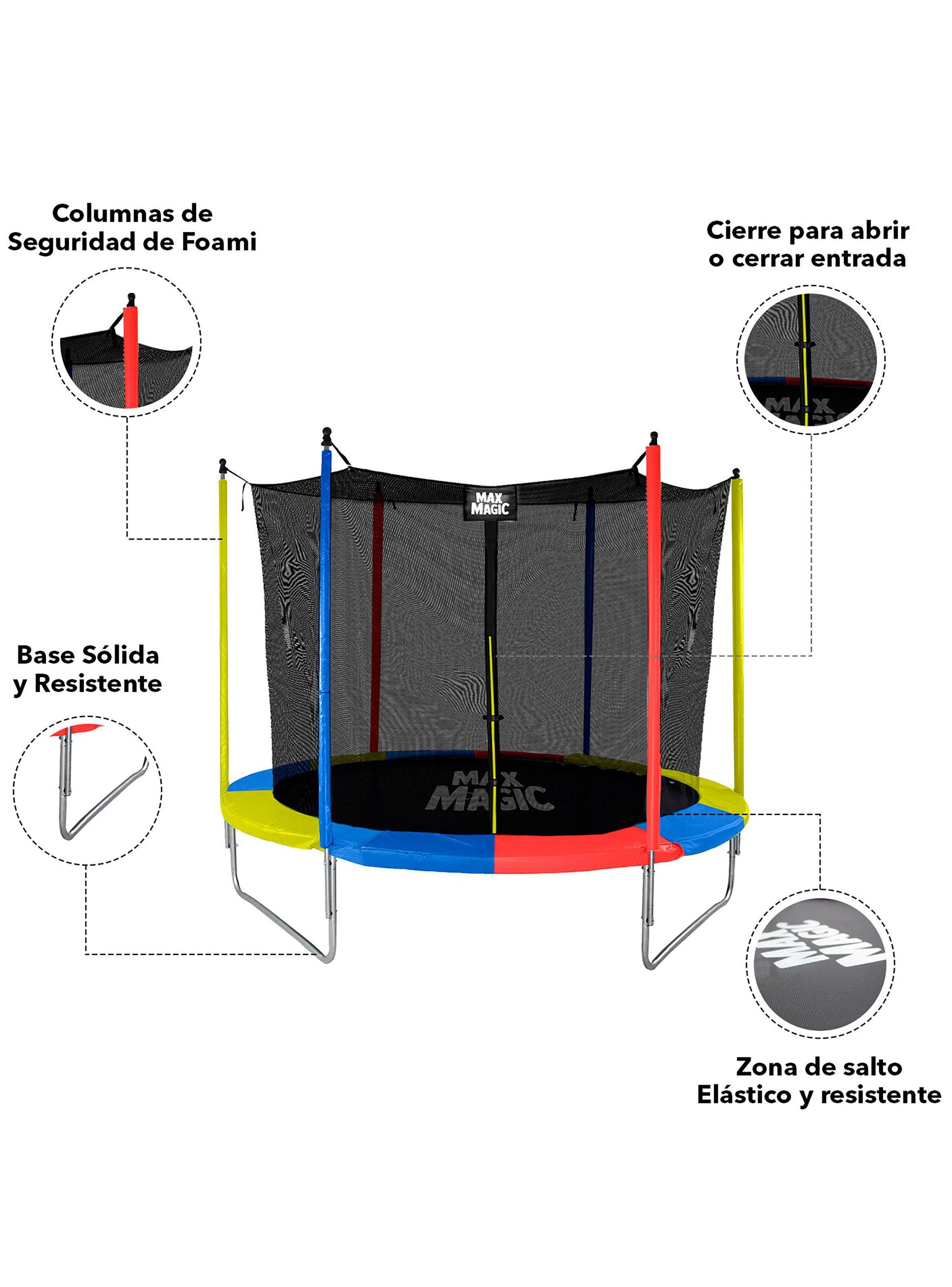 Cama Elástica 183 cm (6 Ft) Amarillo-3