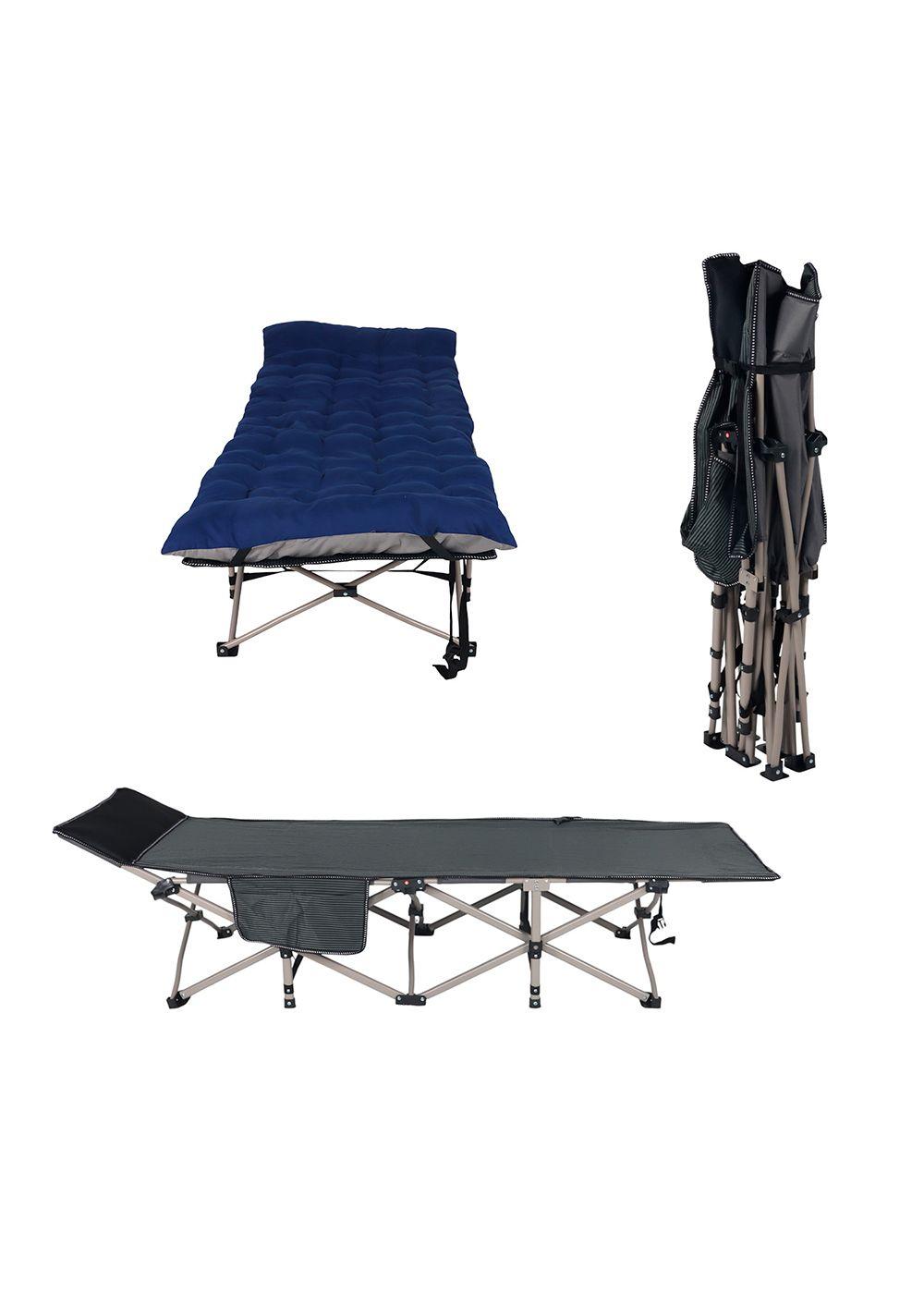 Cama Plegable de Camping Azul-4